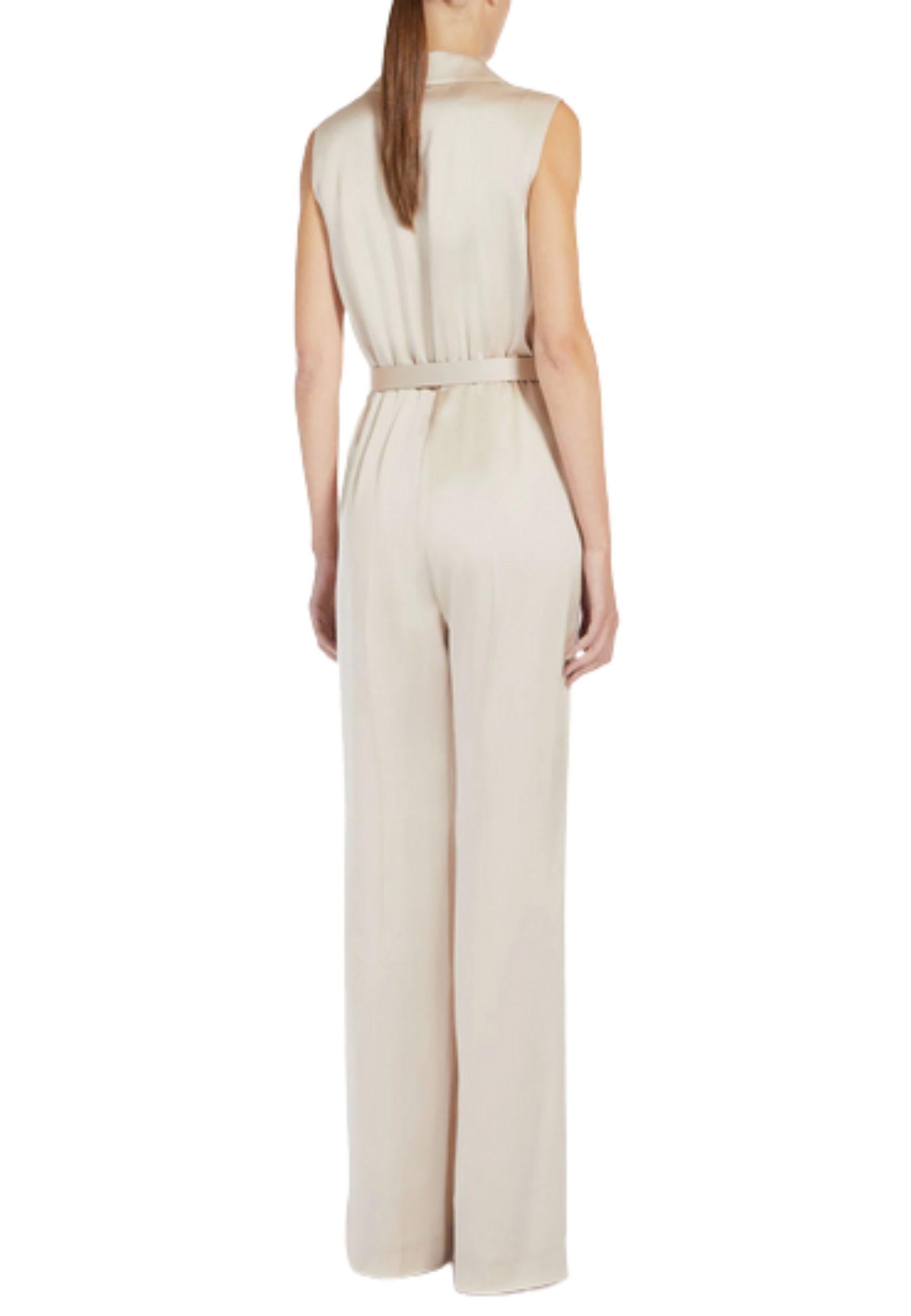Max Mara Studio - Tuta Scrigno effetto smoking 
