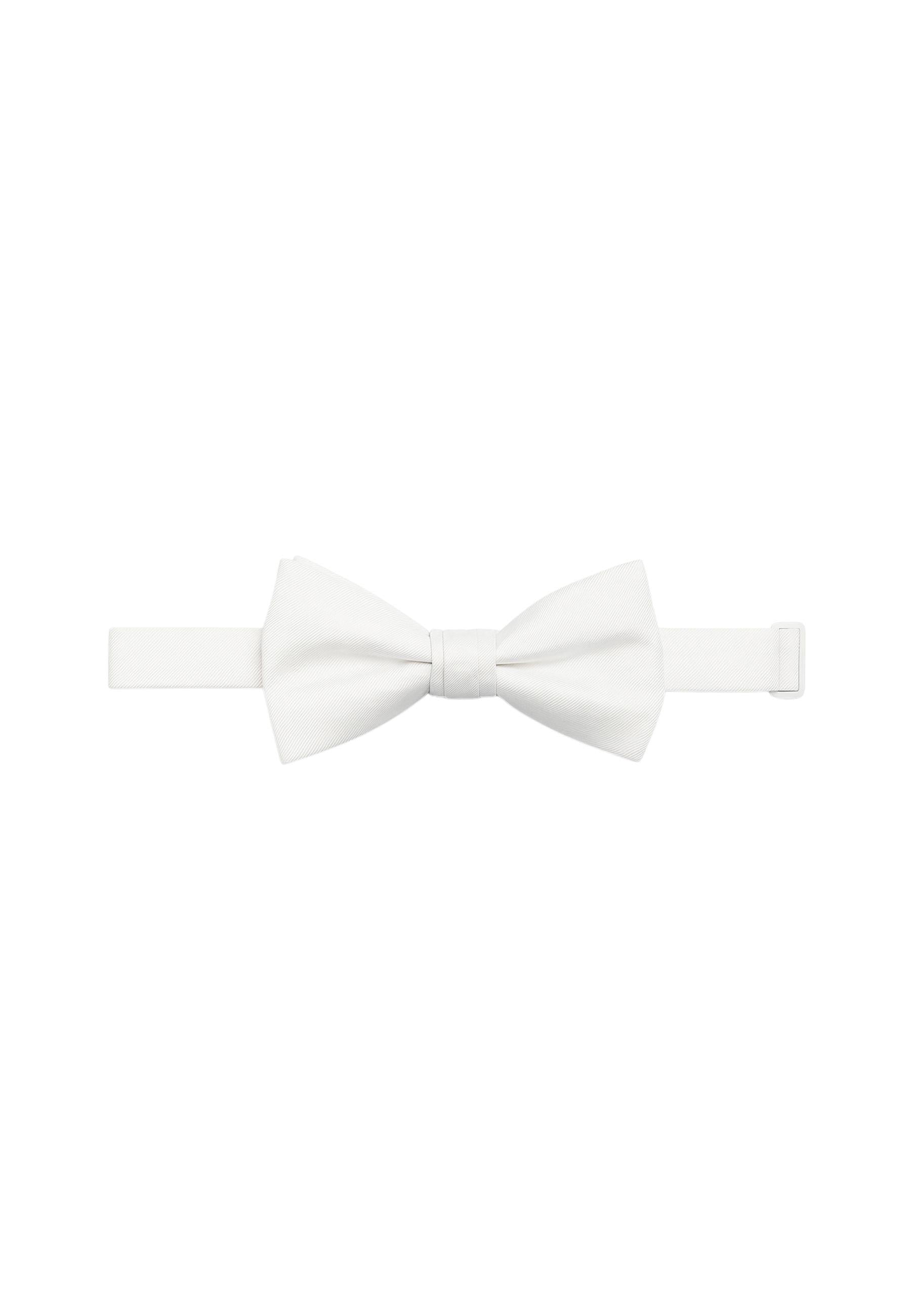 Set Papillon e Pochette Tommy Hilfiger - Bianco Seta<BR/> 