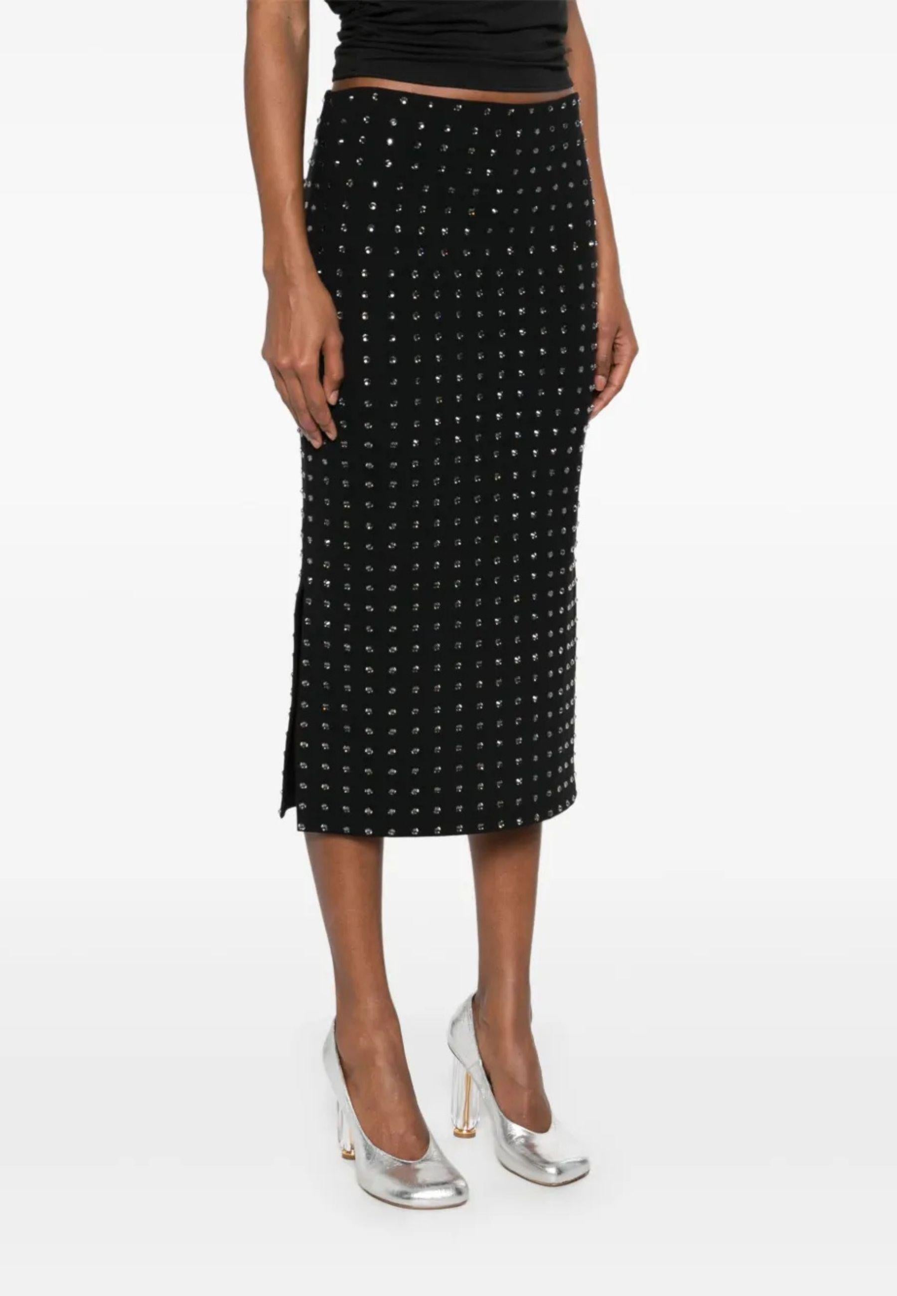 Sportmax - Gonna midi con cristalli 