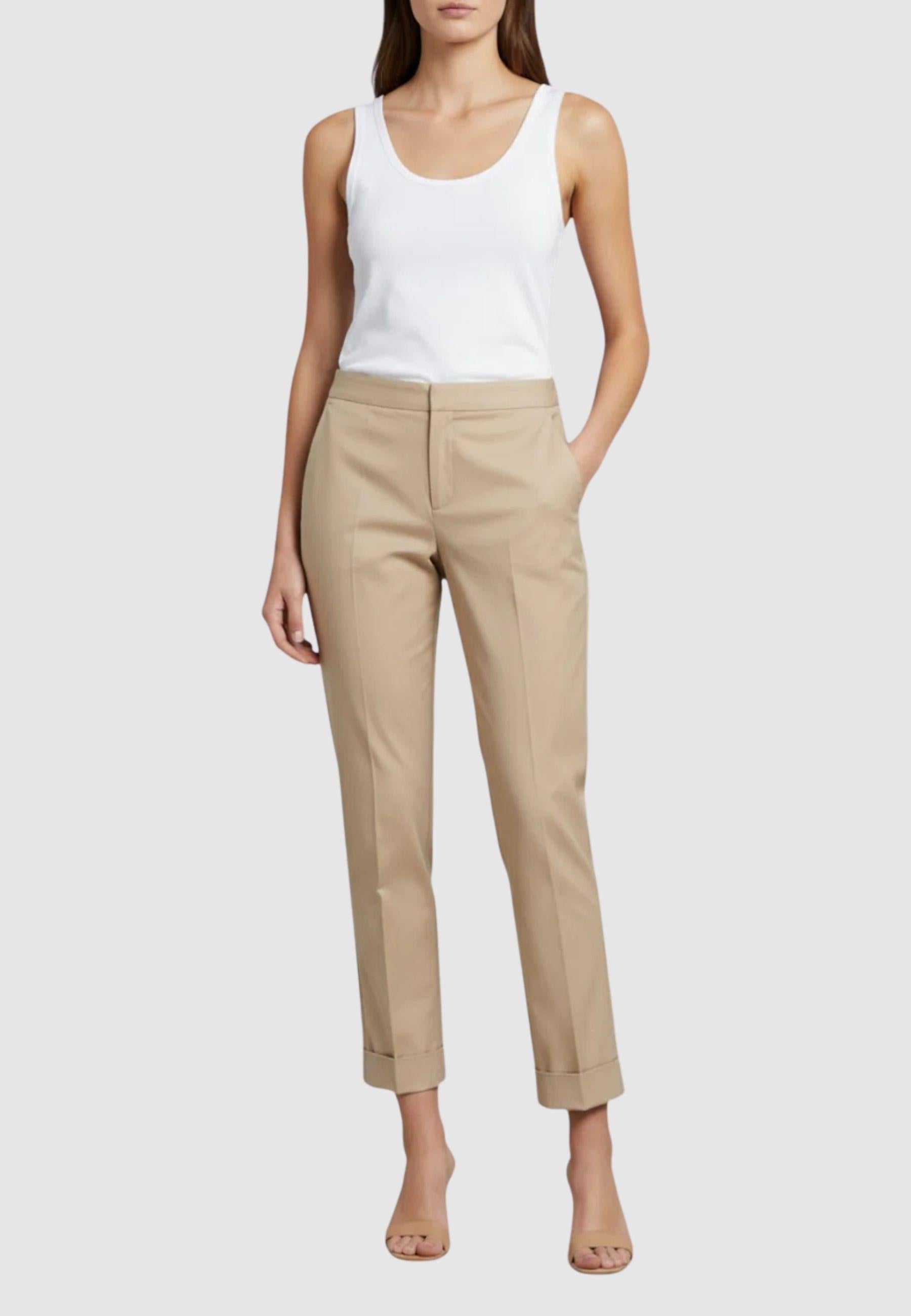 Pantalone a Sigaretta Twinset con Piega e Tasche America 