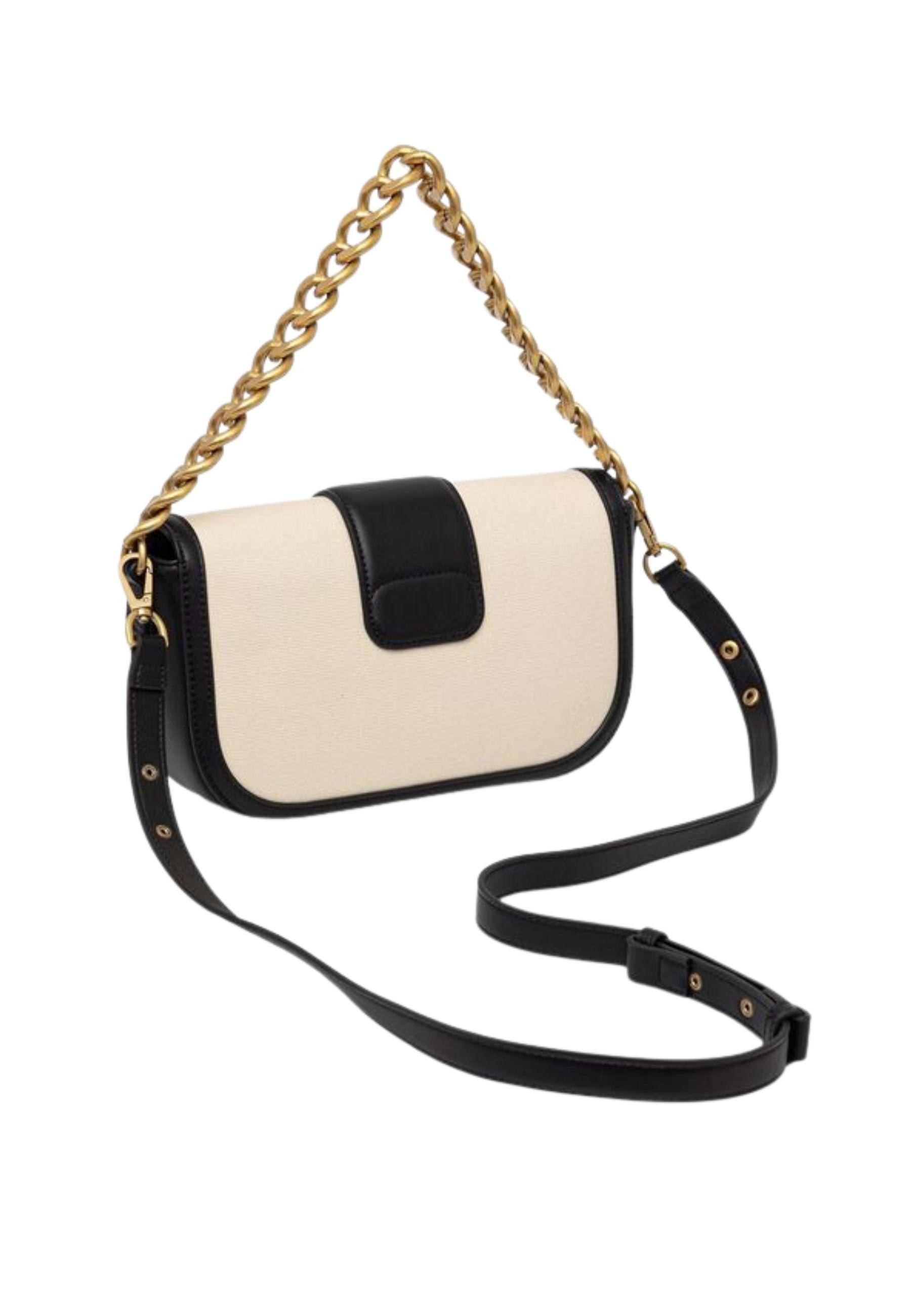 Borsa a Tracolla in Canvas con Catena 