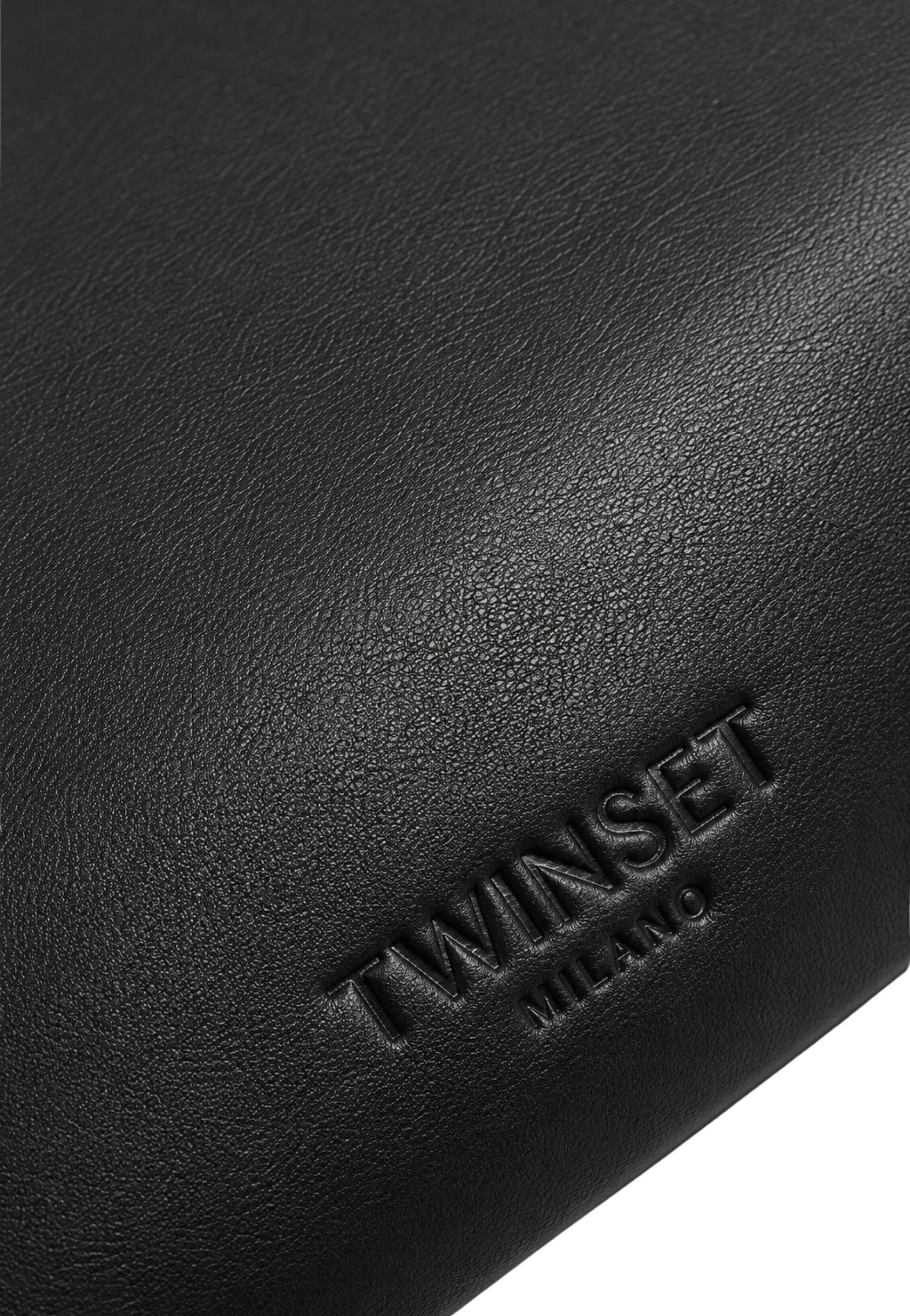 Twinset Milano Genuine Leather Tote Bag 