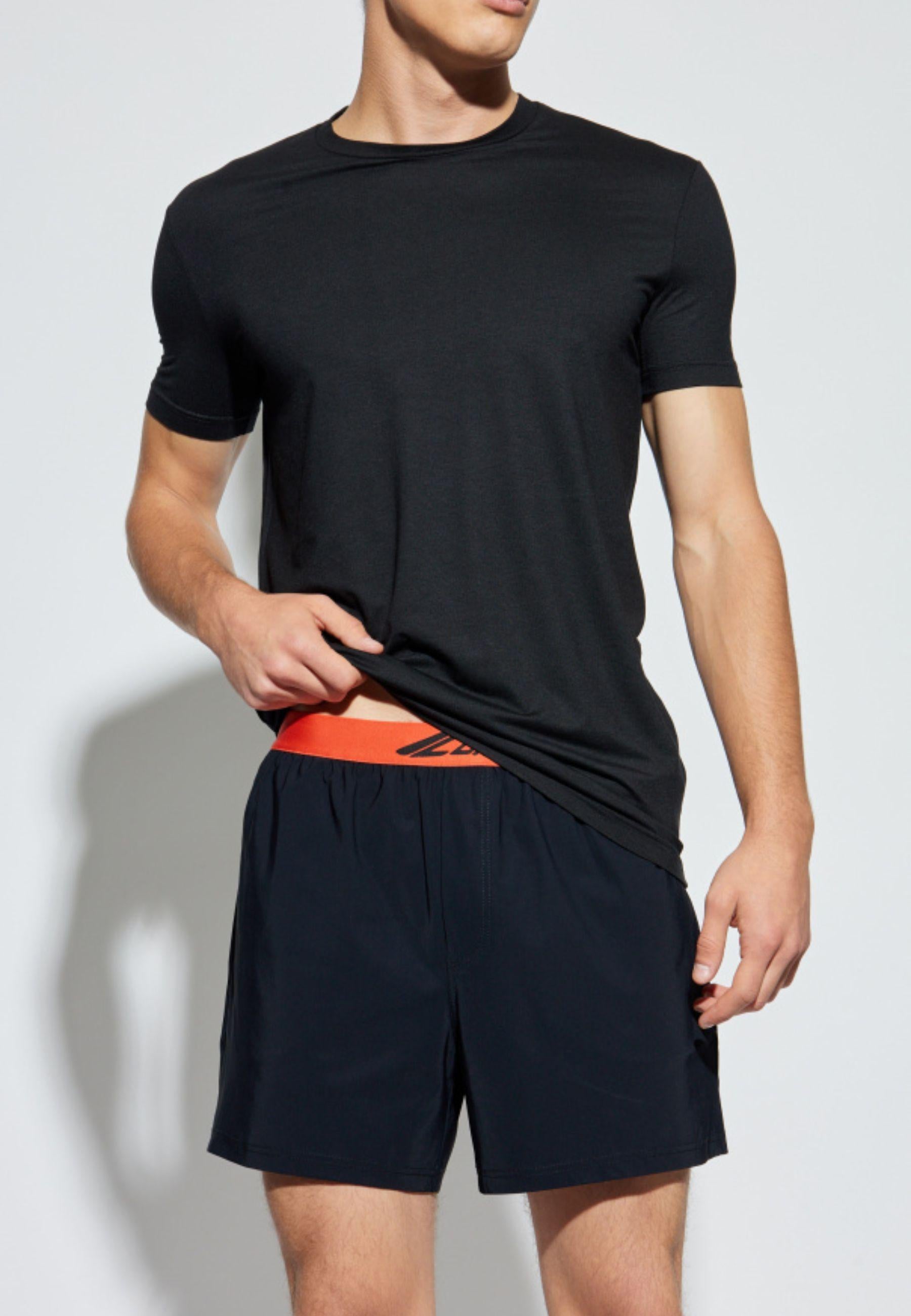 T-shirt Nera Uomo Lingerie Collection 