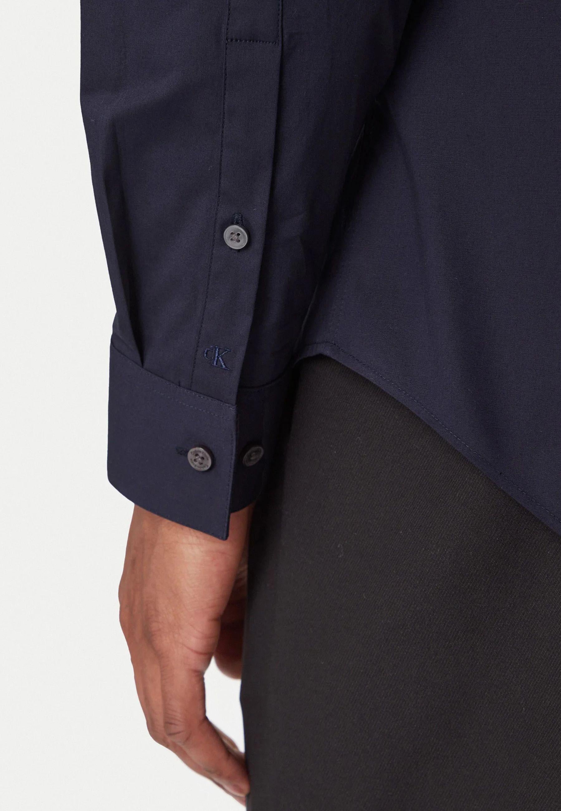 Camicia uomo Calvin Klein Essential in raffinato blu notte 