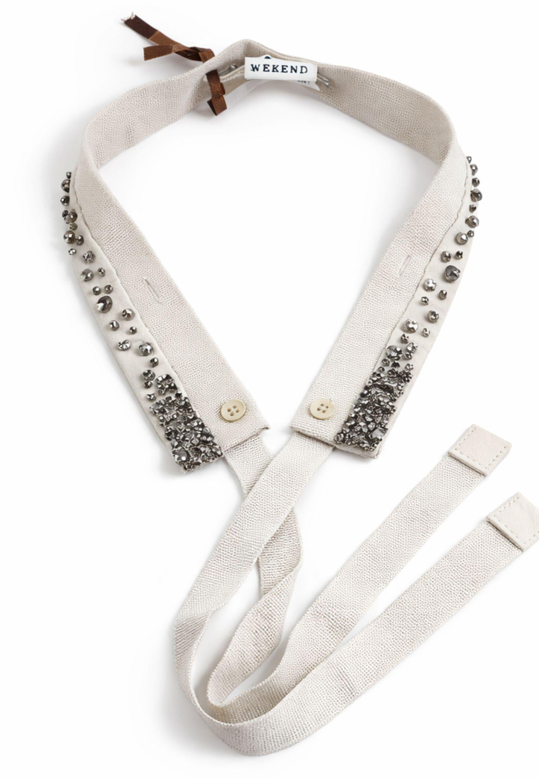 Max Mara Colletto PALMI in lana con strass 