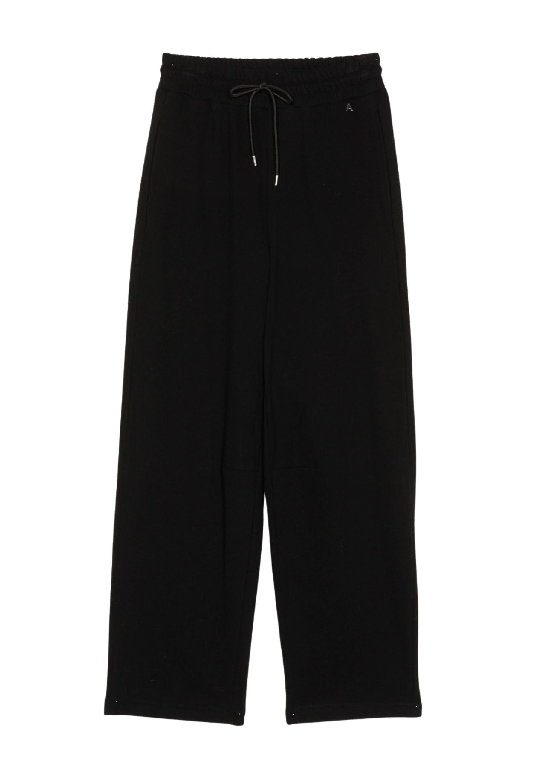 Pantalone wide leg in felpa 