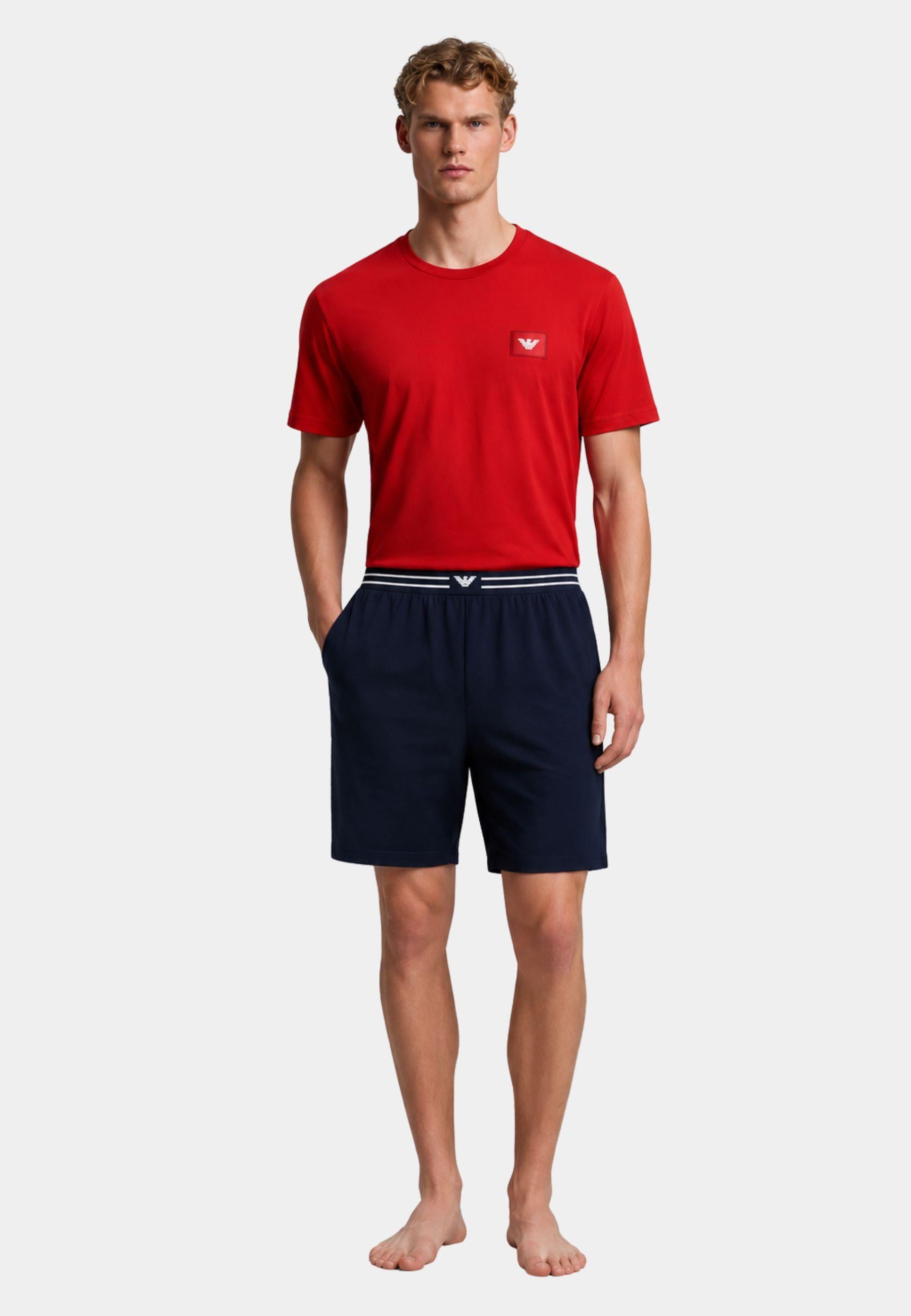 Emporio Armani - Pigiama 2 pezzi in jersey stretch 