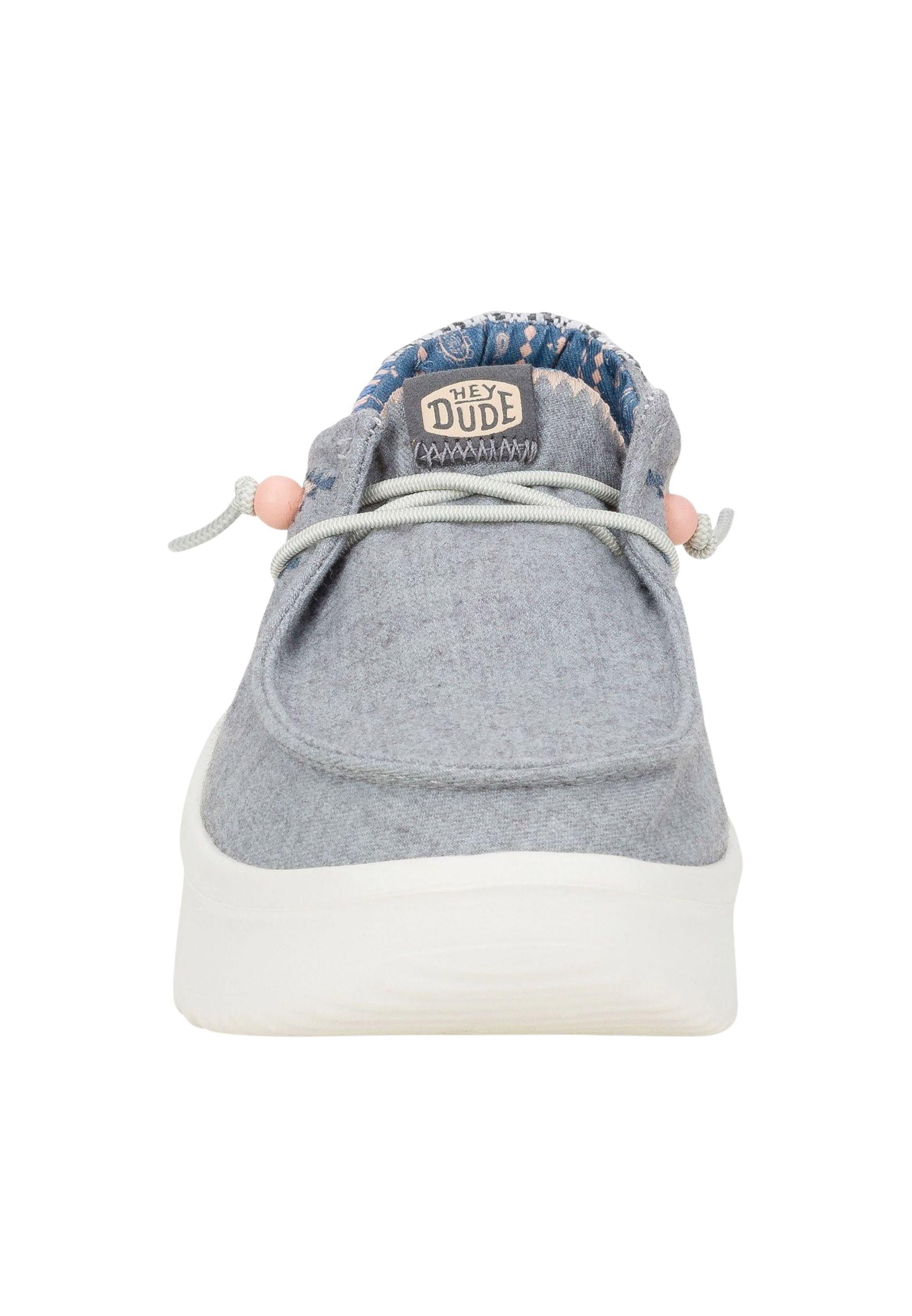 Wendy Peak Chambray Woven da donna - mocassino platform in tessuto intrecciato 
