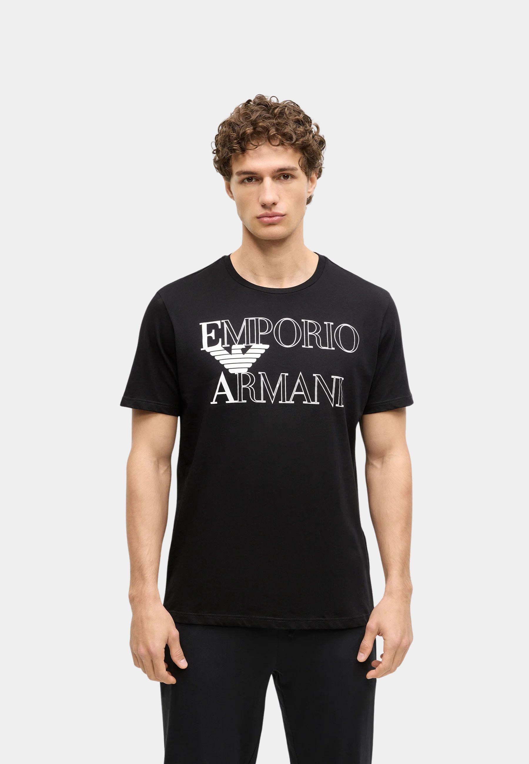 EMPORIO ARMANI ? T-Shirt Beachwear Bold Logo 
