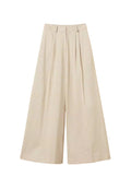Pantaloni Actitude in Misto Cotone e Lino con Lurex Donna