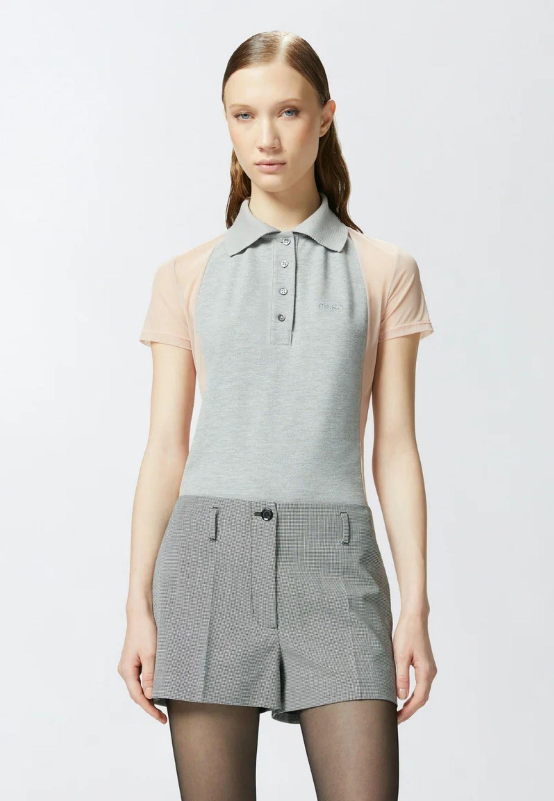 PINKO - Polo Donna PANAMERA | Mel Grey / Nude 