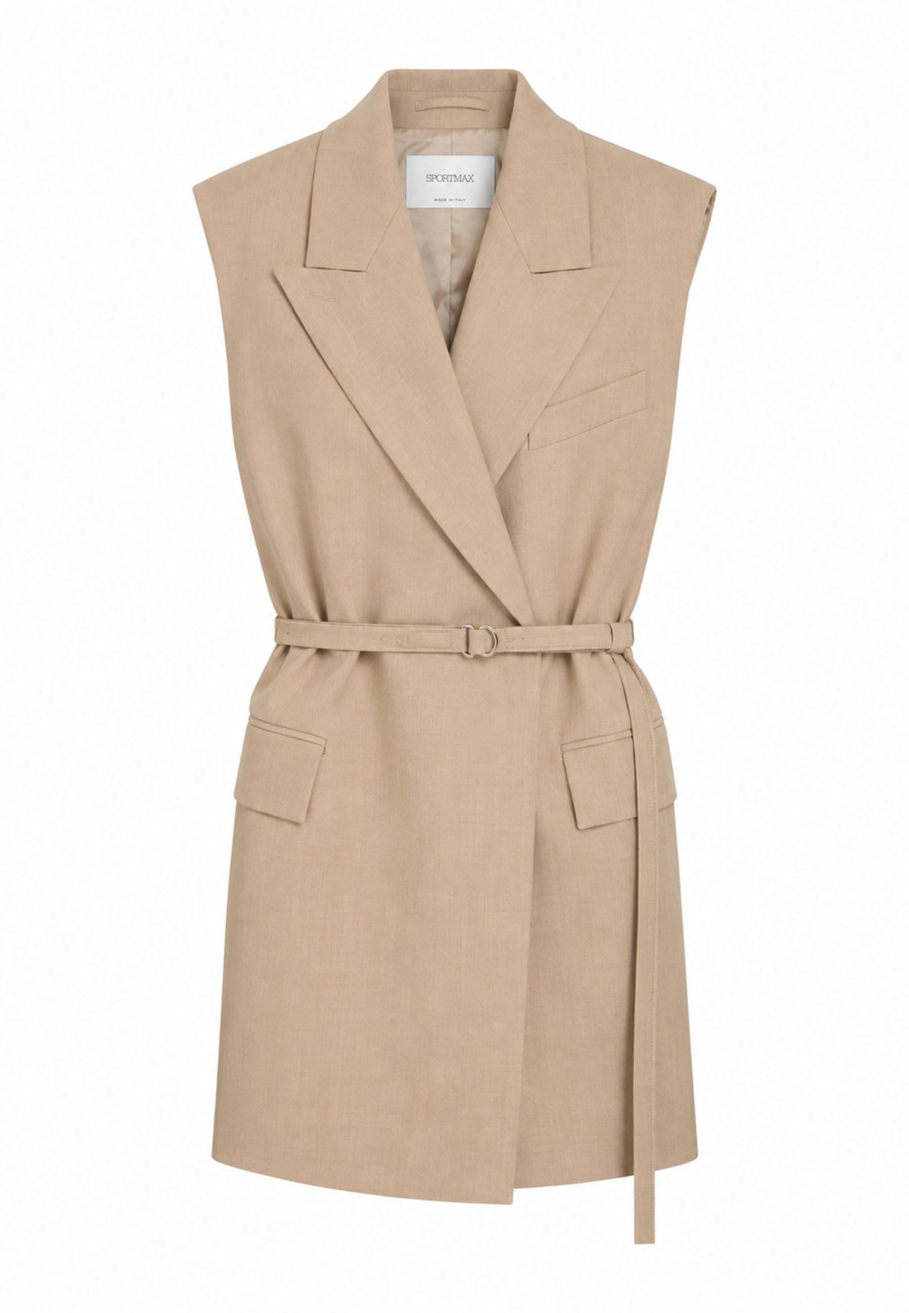 Sportmax Gilet CIURMA in pura lana vergine 