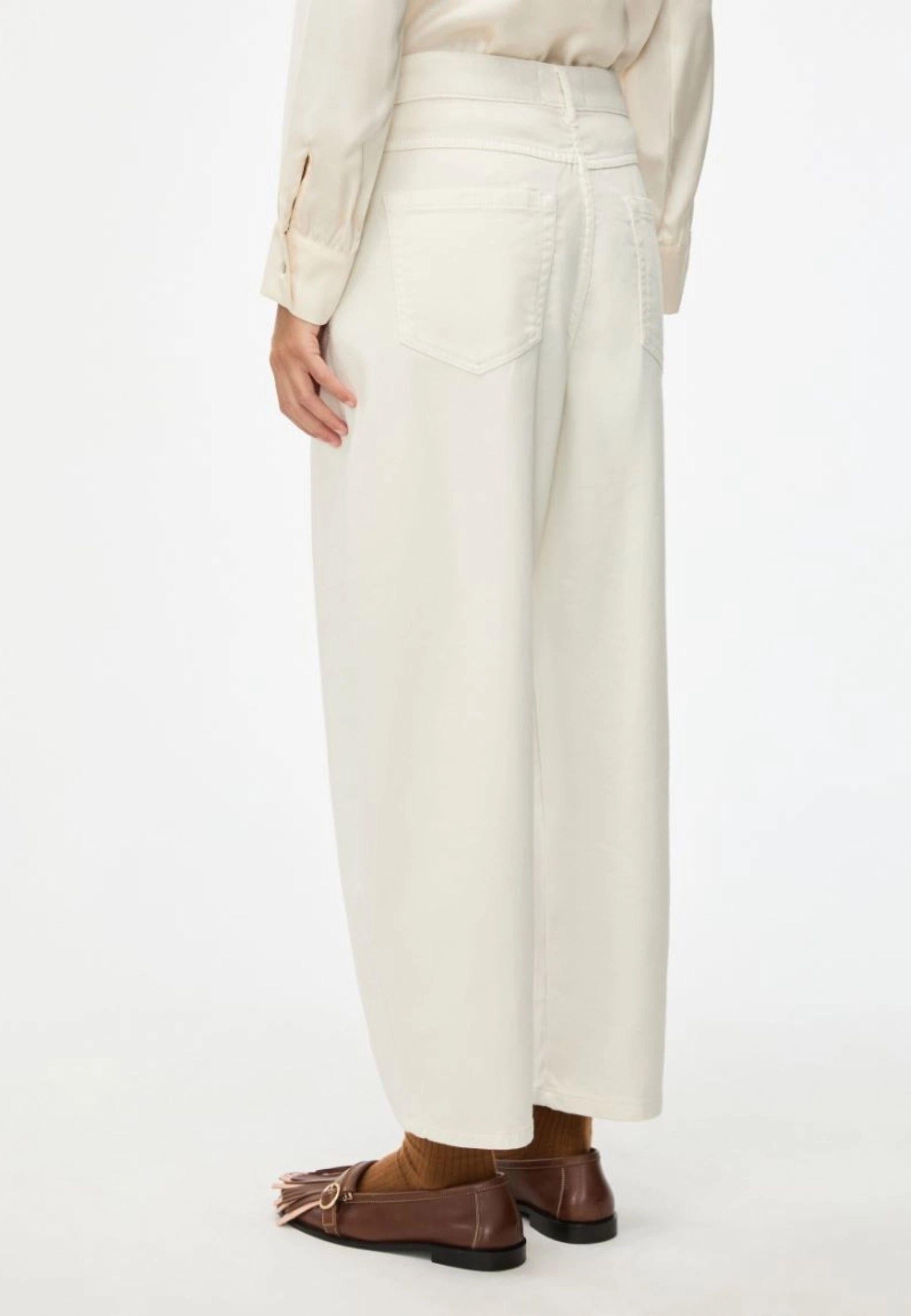 iBlues - Pantaloni barrel in raso di cotone stretch 