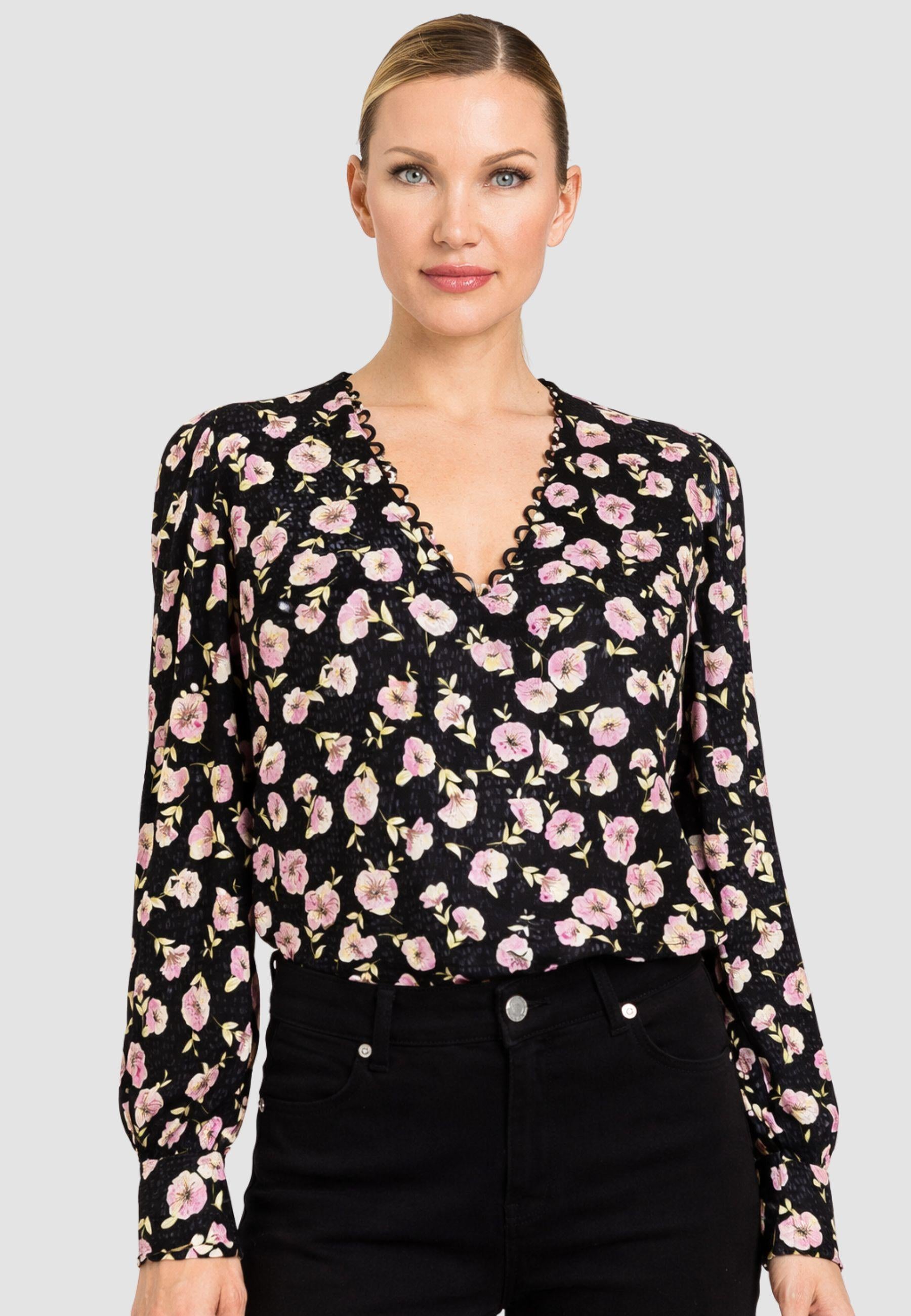 Blusa Twinset a fantasia floreale 