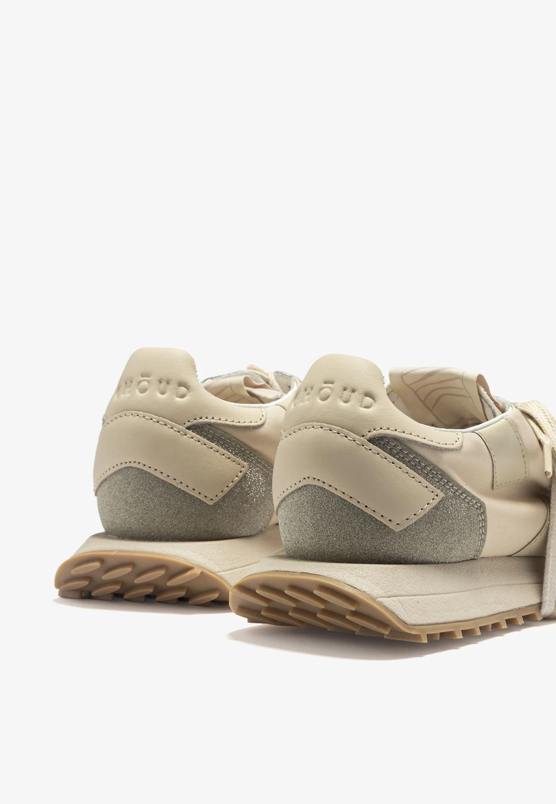 Sneakers Ghoud Rush Monoblock Bianco Glitter 