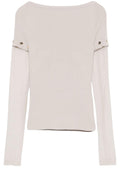 SPORTMAX – „Alcide“-Shirt aus Stretch-Viskose mit abnehmbaren Ärmeln