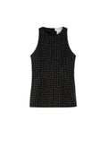 Sportmax - Top Uditore con strass nero