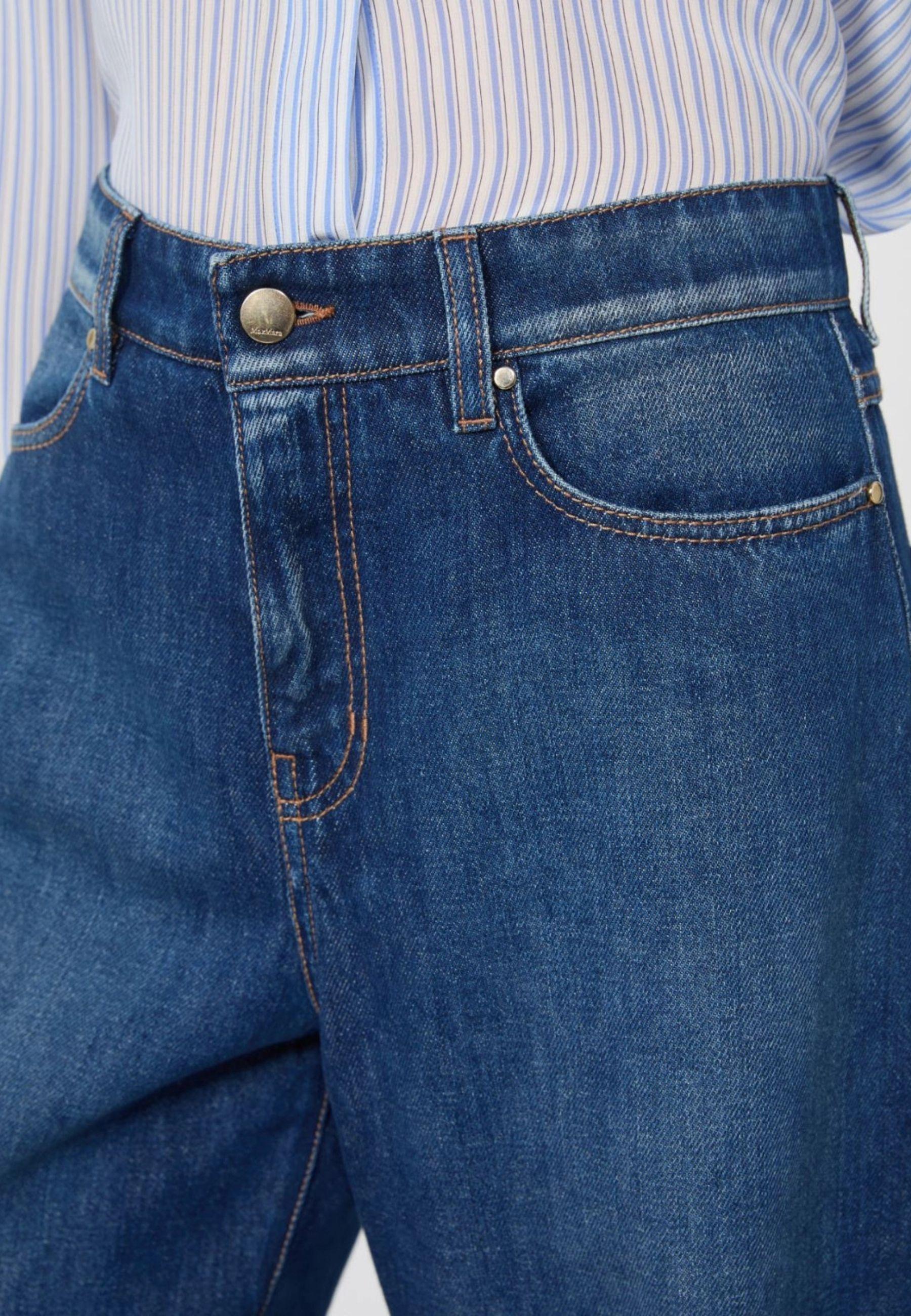 Max Mara - Jeans baggy in denim blu 