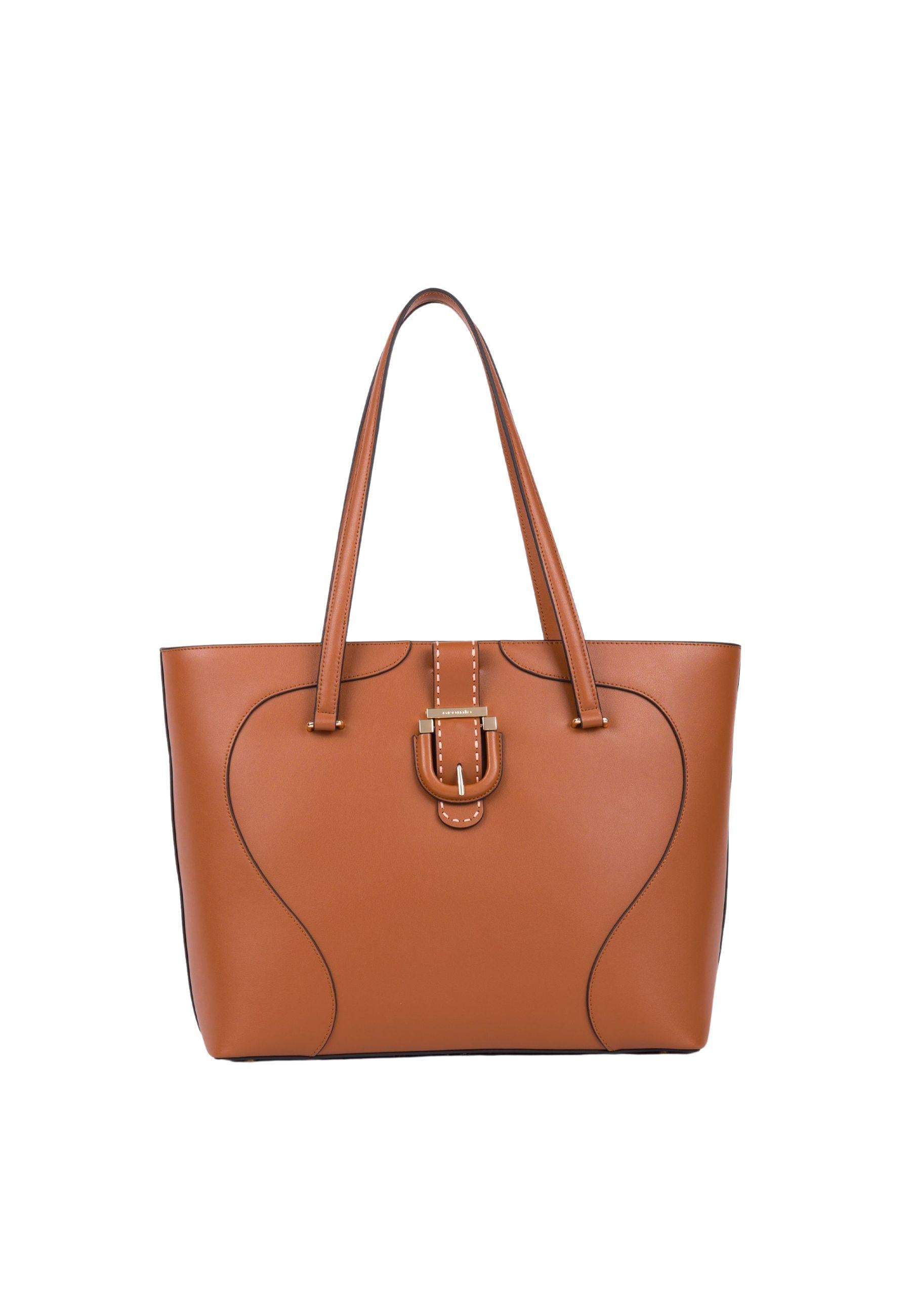 Borsa shopper MALIBU in vitello color nocciola 