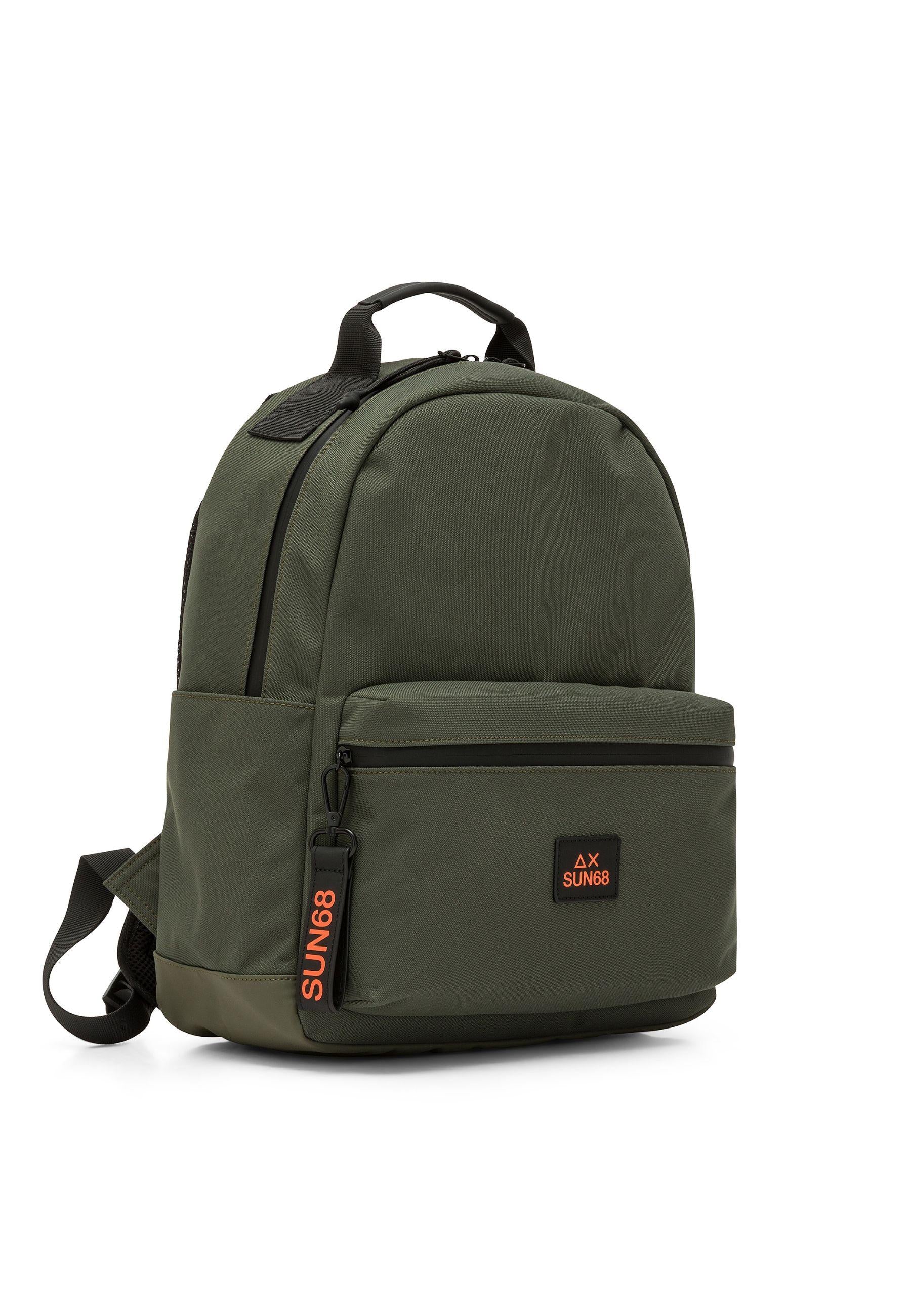 SUN68 Zaino Unisex - Colore Verde Militare 