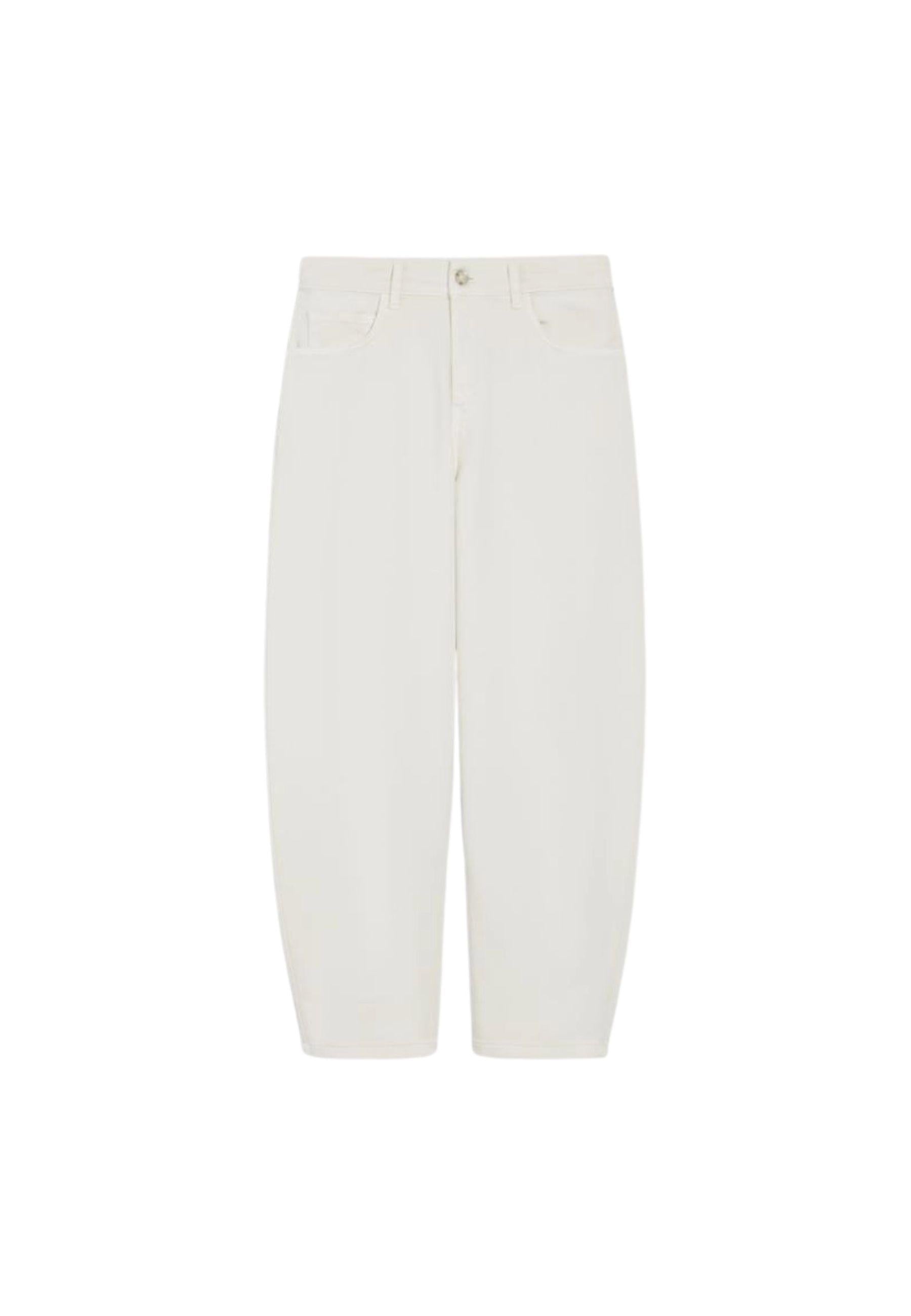 iBlues - Pantaloni barrel in raso di cotone stretch 