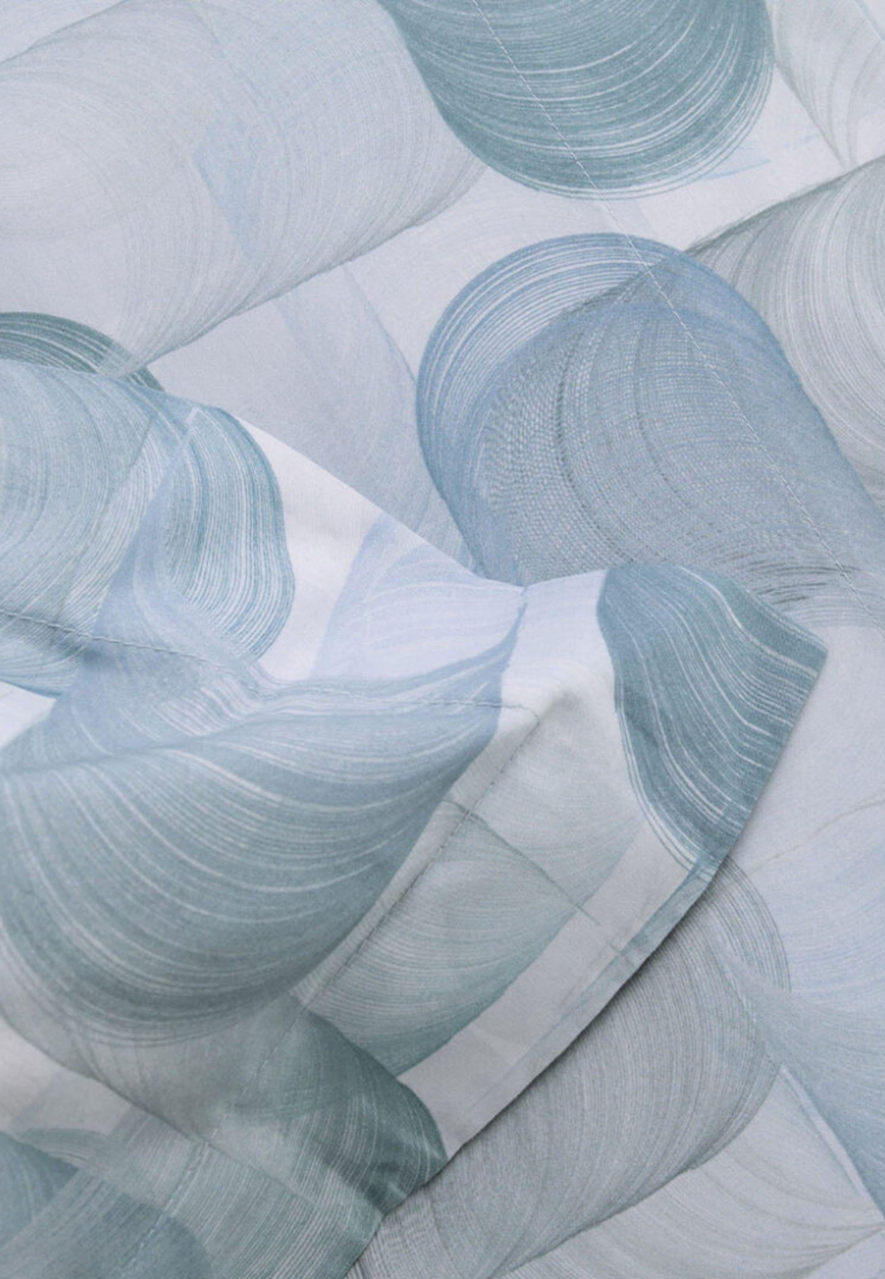Lenzuola Stanley azzurro matrimoniale 