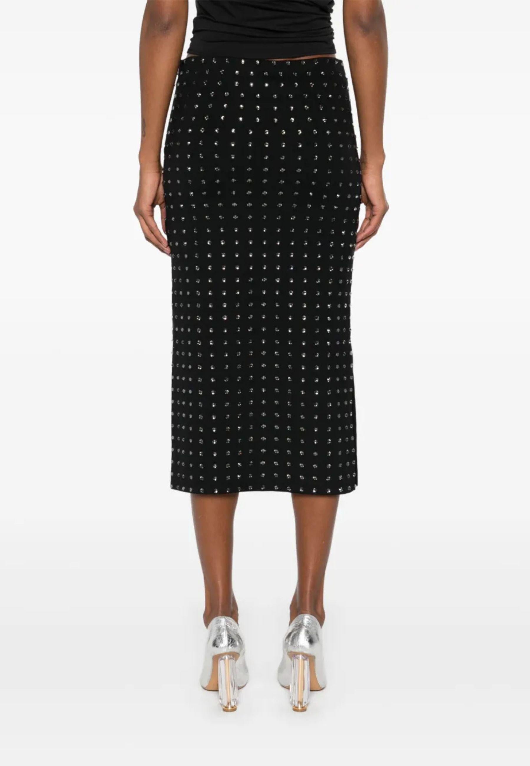 Sportmax - Gonna midi con cristalli 