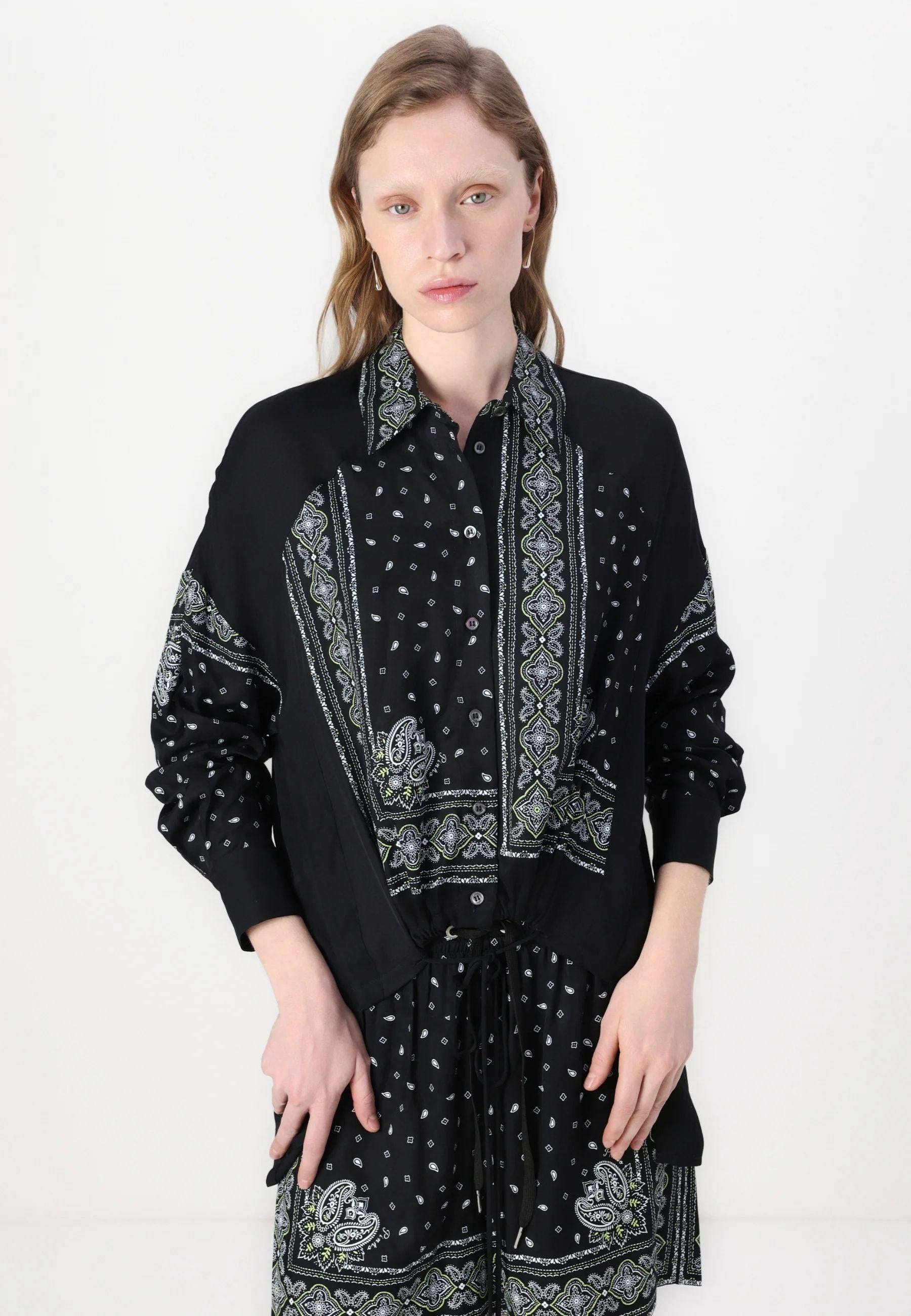 Camicia stampa bandana 