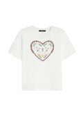T-Shirt aus Bio-Baumwolle mit Grafikdruck