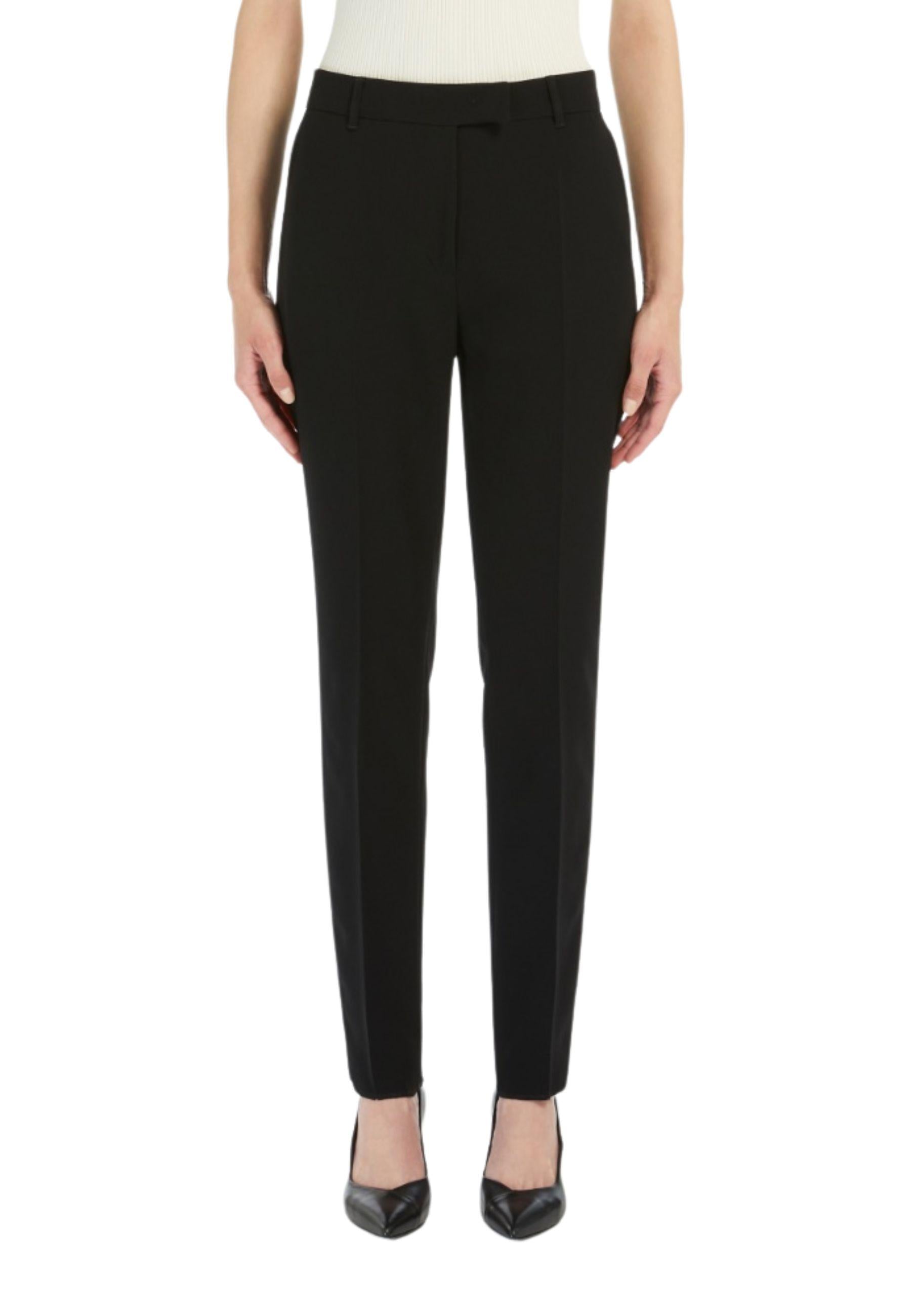 Pantalone dritto in cady tecnico 