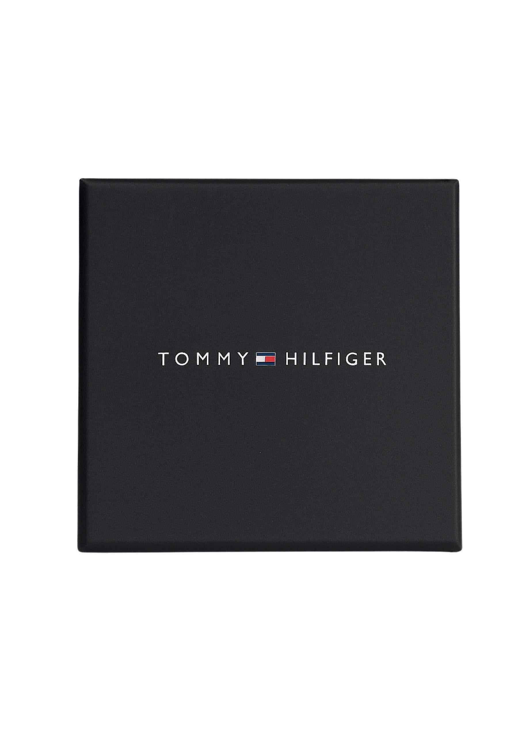 Set Papillon e Pochette Tommy Hilfiger - Bianco Seta<BR/> 