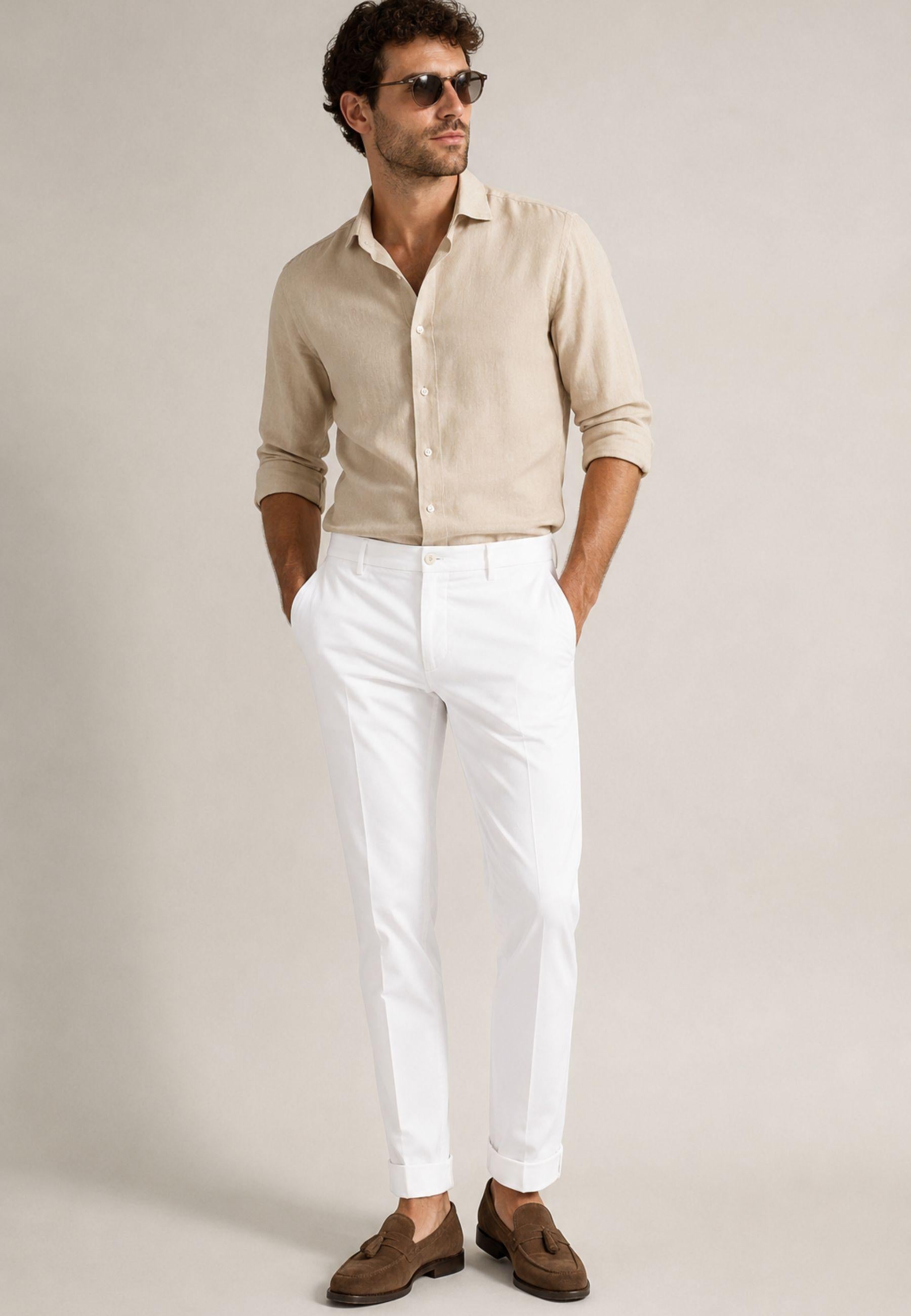 Briglia 1949 - Pantalone Tapered in Cotone Stretch 