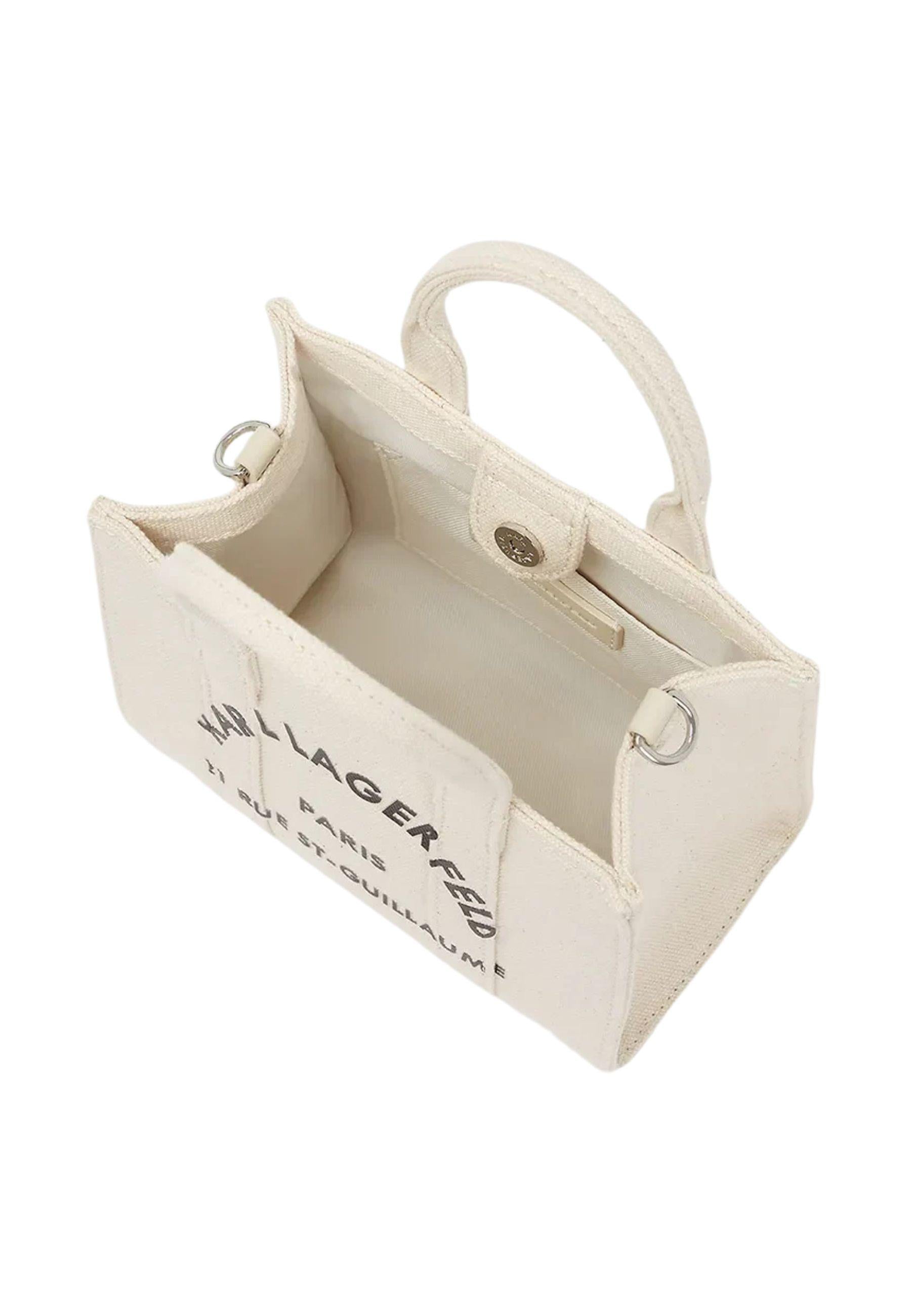 Mini Tote in Cotone Biologico con Tracolla 