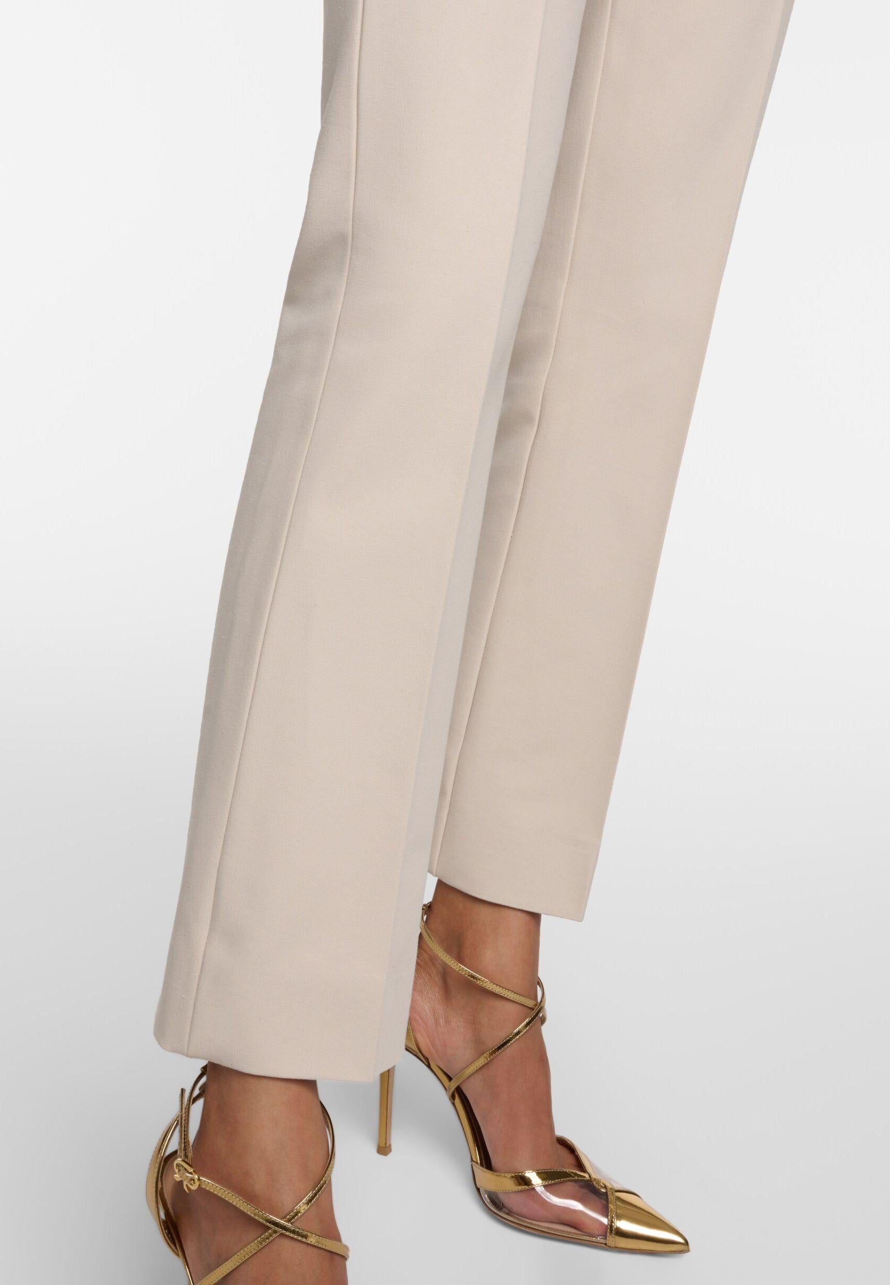 Pantaloni Fatina in Cotone e Viscosa Stretch 