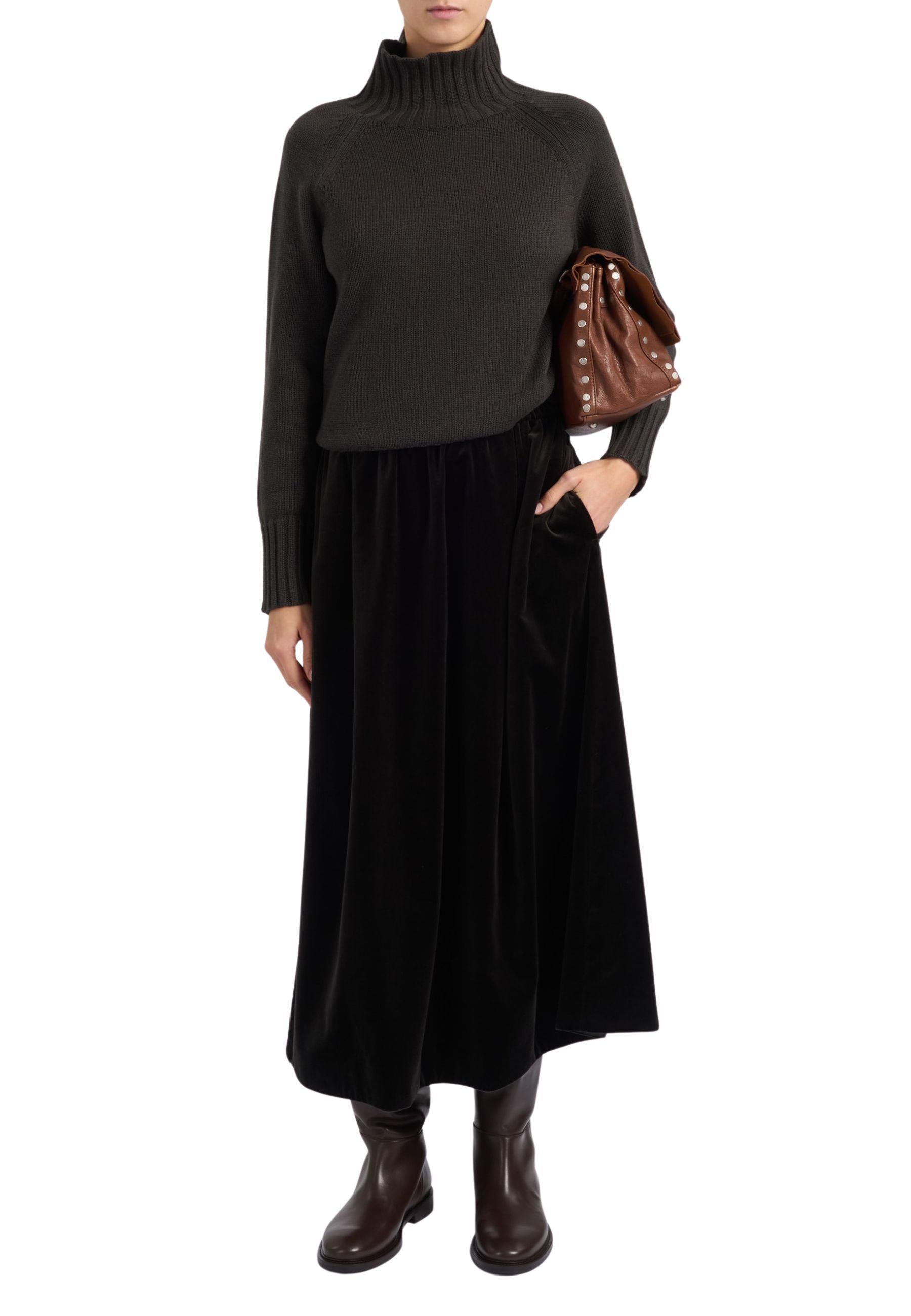 'S Max Mara - Gonna Glamour in velluto di cotone 