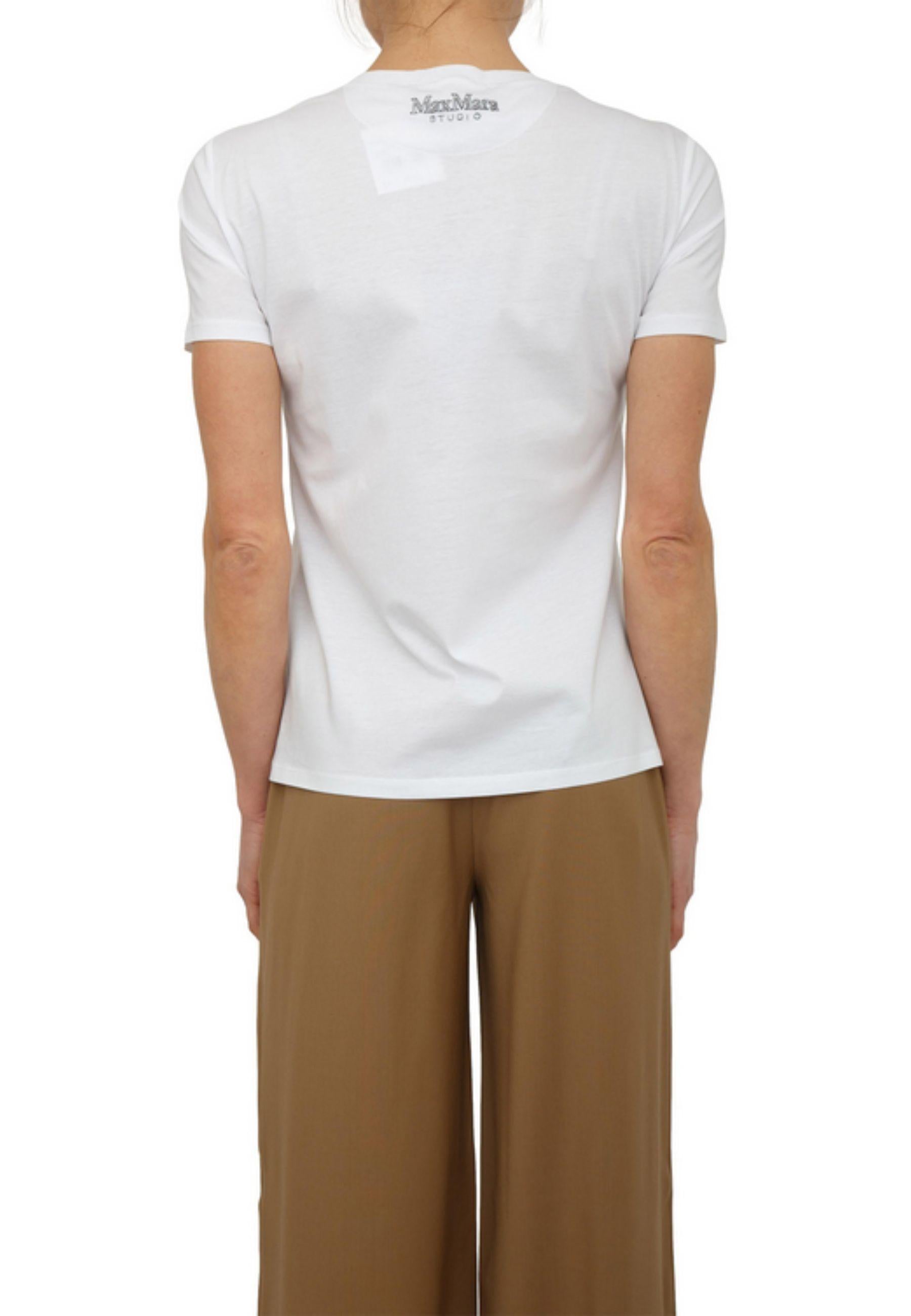T-shirt con decorazioni gioiello - Max Mara 