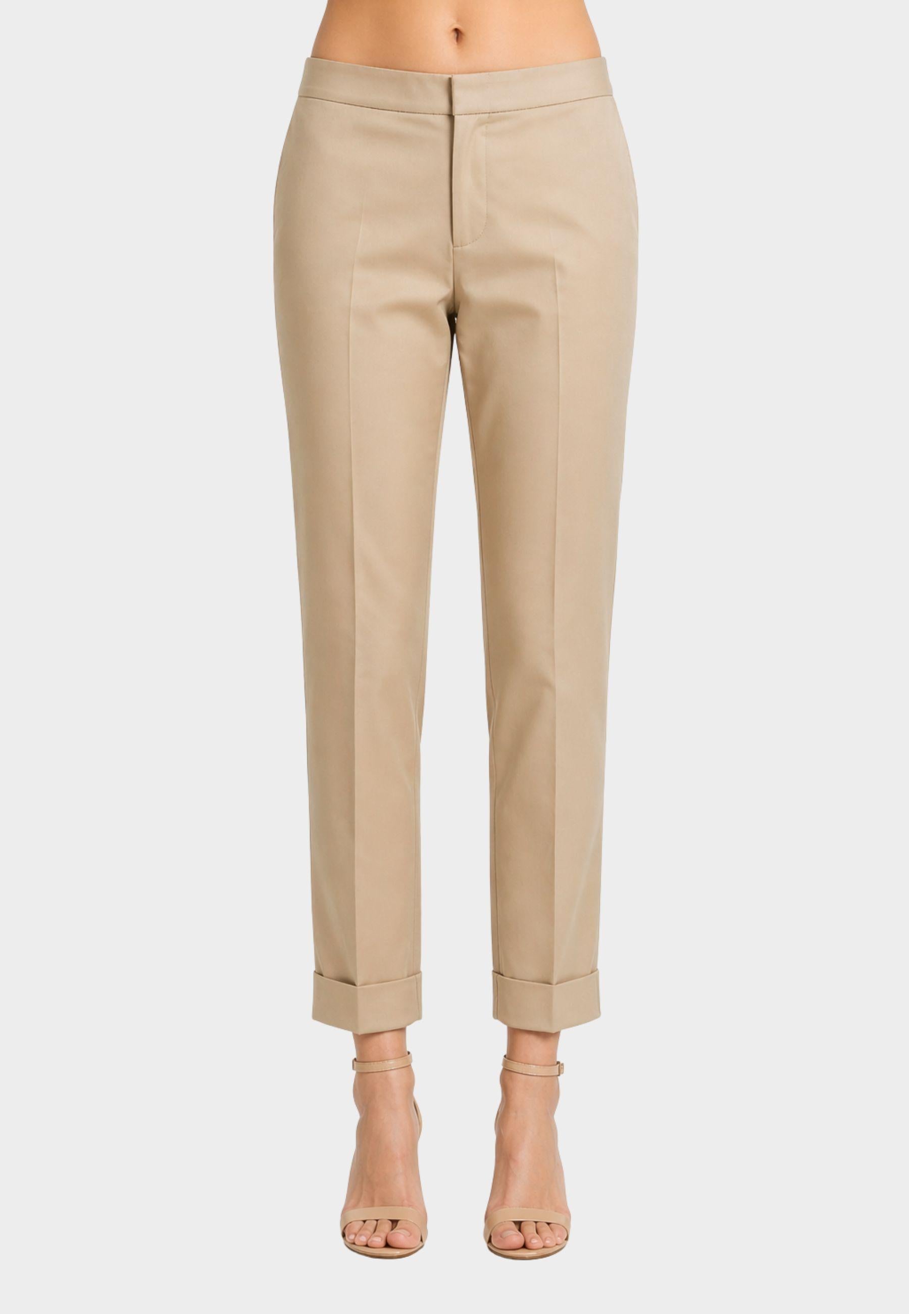 Pantalone a Sigaretta Twinset con Piega e Tasche America 