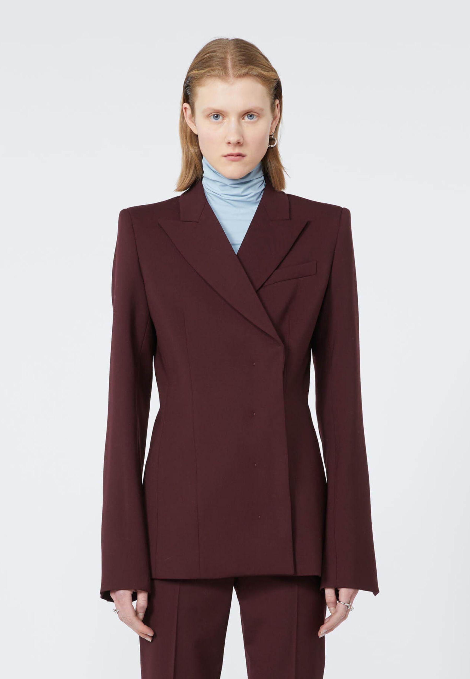 Sportmax Giacca sartoriale in lana vergine 