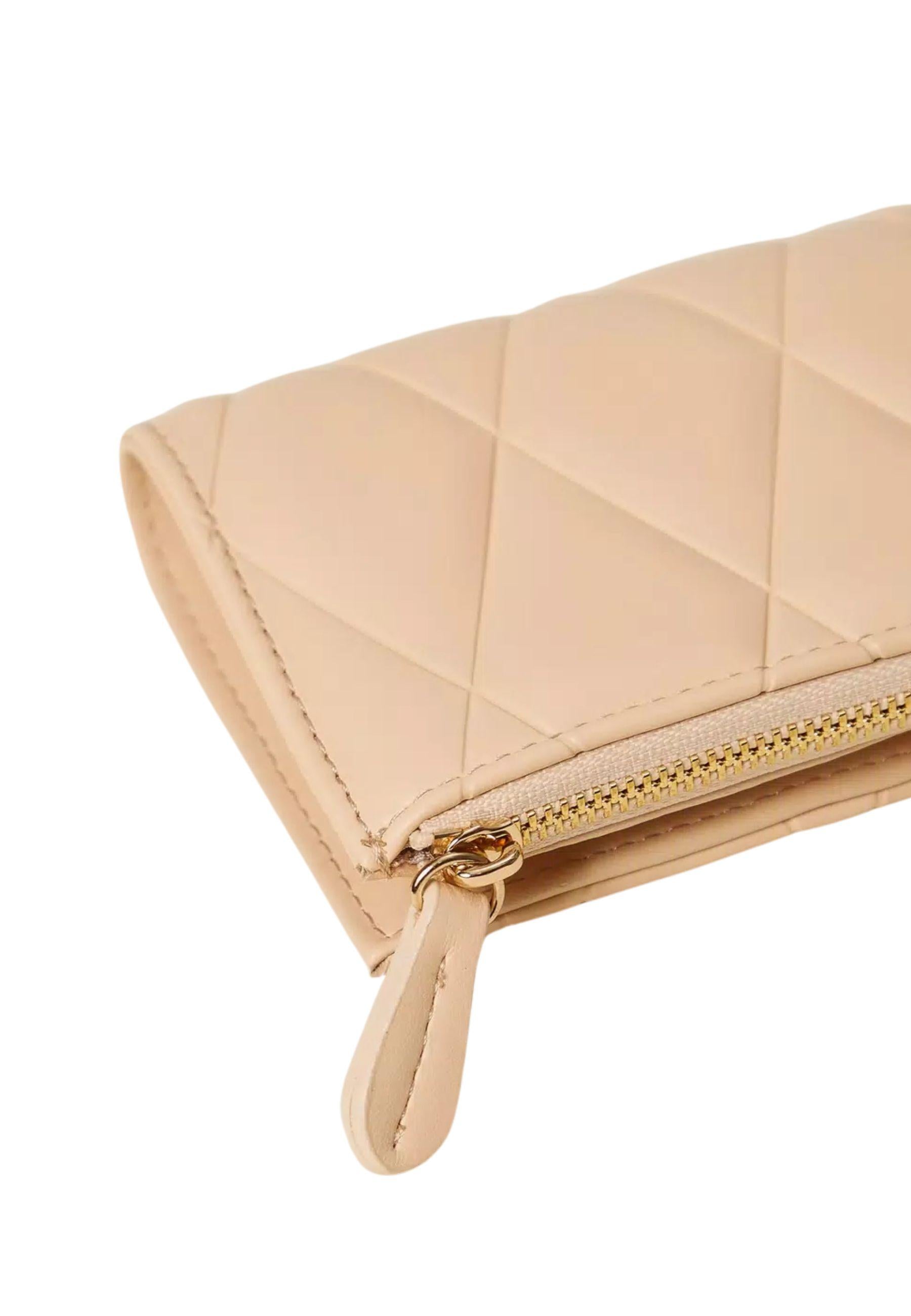 Portafoglio effetto pelle quilted 