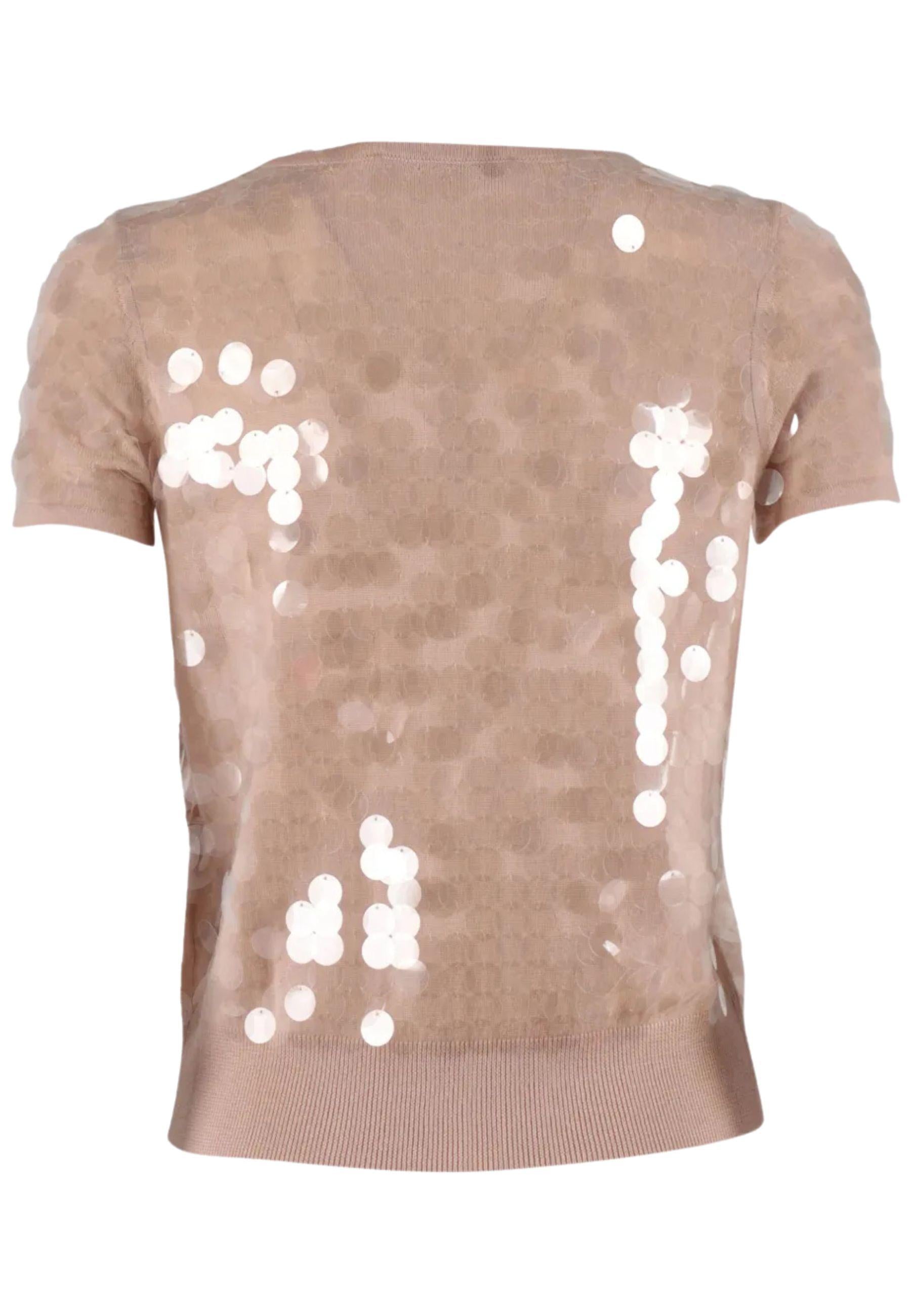 T-shirt con paillettes - Max Mara 