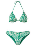 Bikini Twinset a triángulo con estampado tropical - Copa B