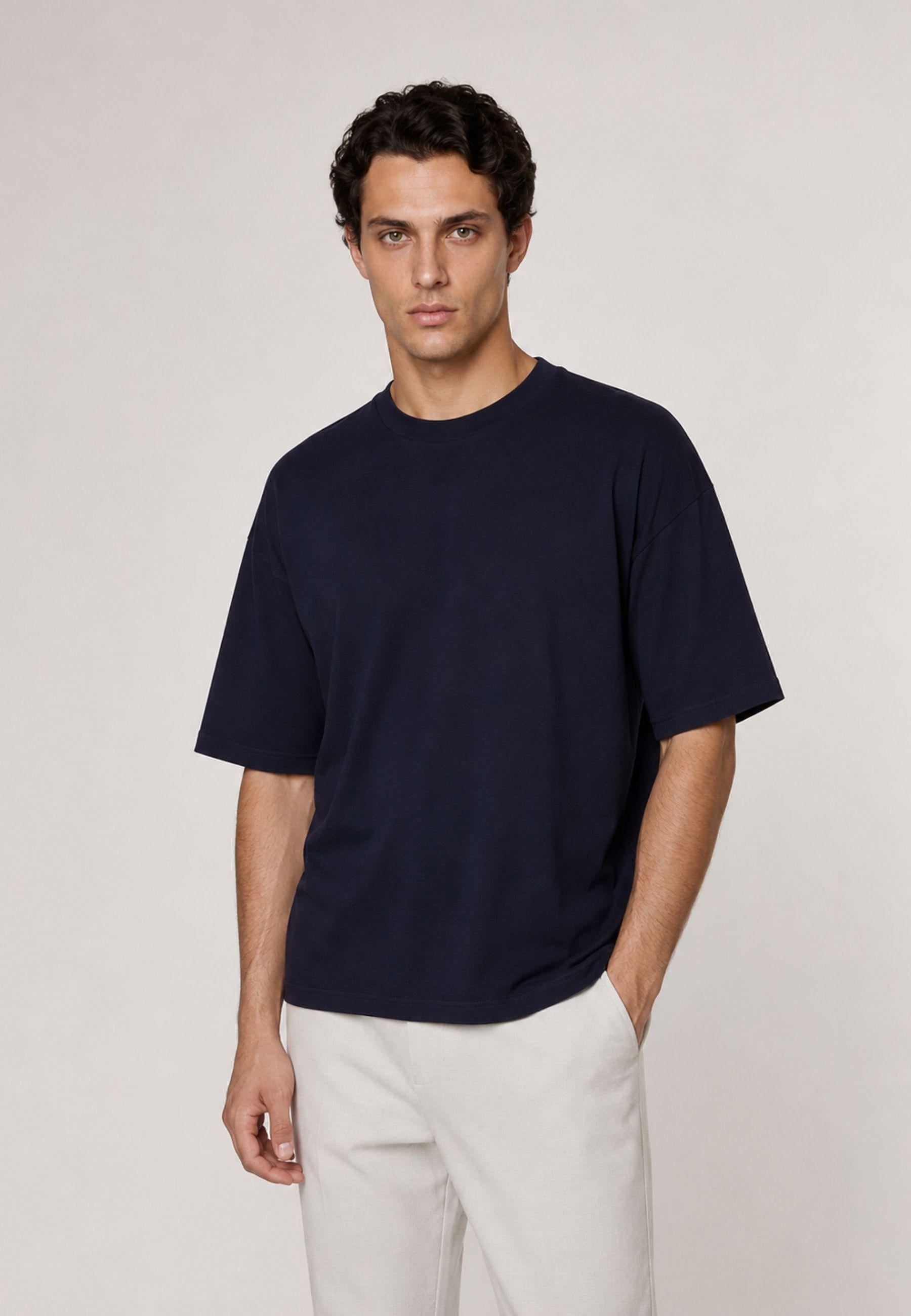 T-shirt Daniele Fiesoli Uomo in Cotone Tinto Capo 