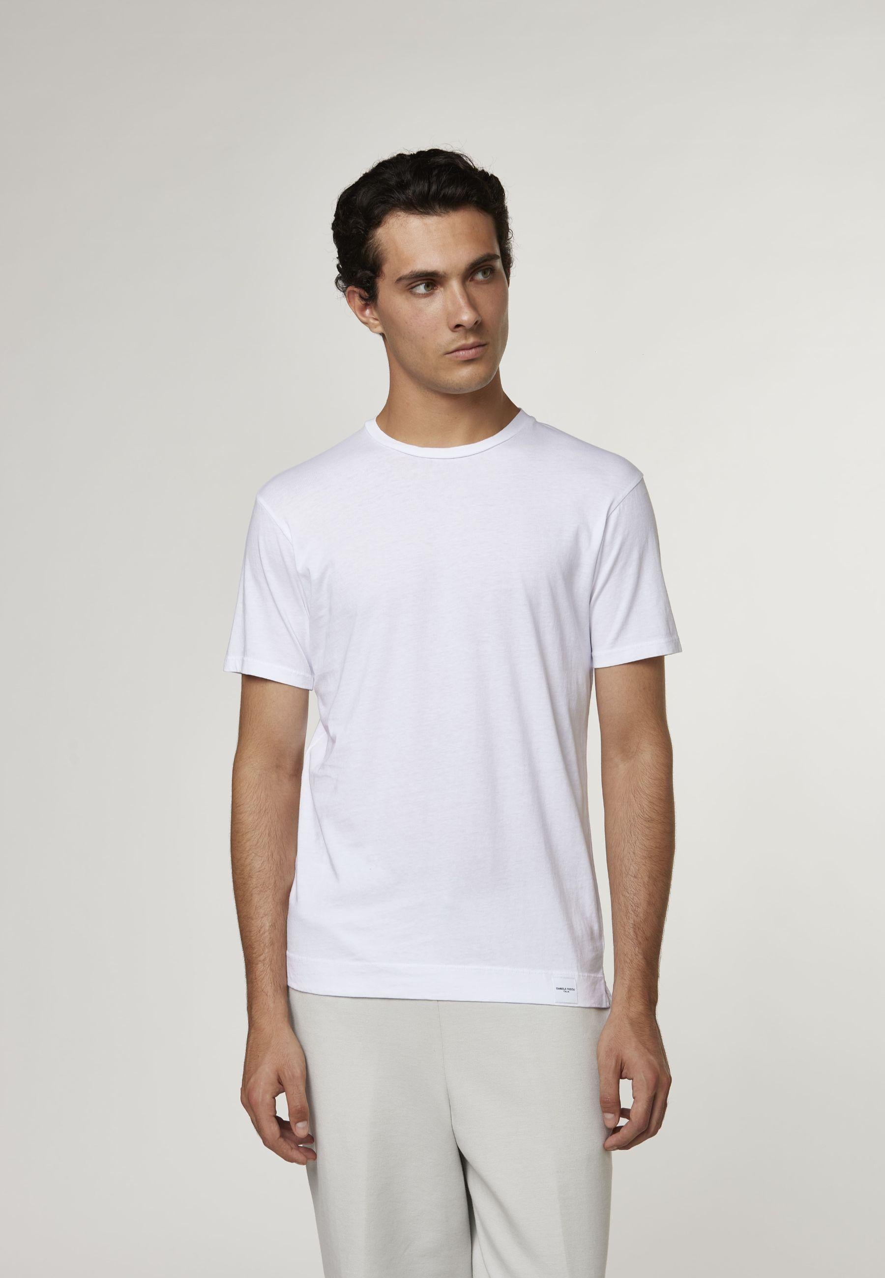 T-shirt paricollo Daniele Fiesoli 