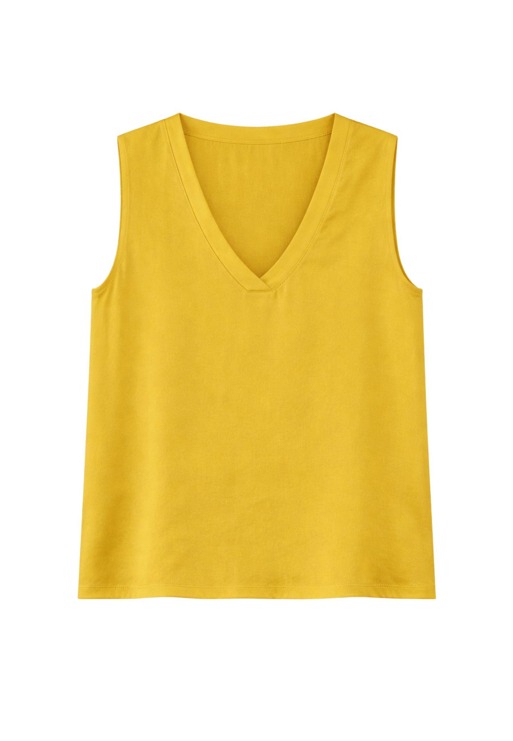 iBlues - Top in Raso Leggero con Scollo a V 