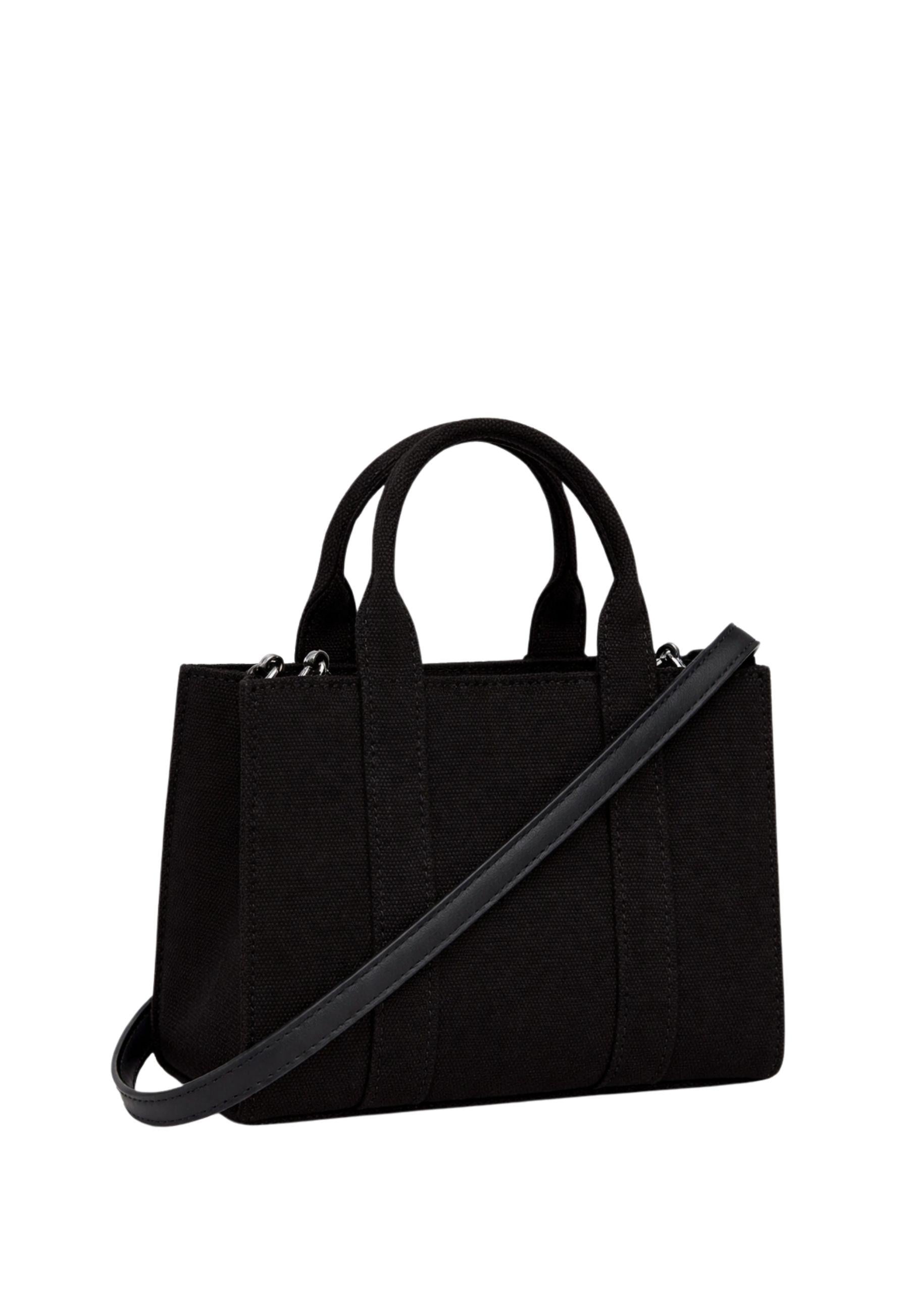 Mini Tote in Cotone Biologico con Tracolla 
