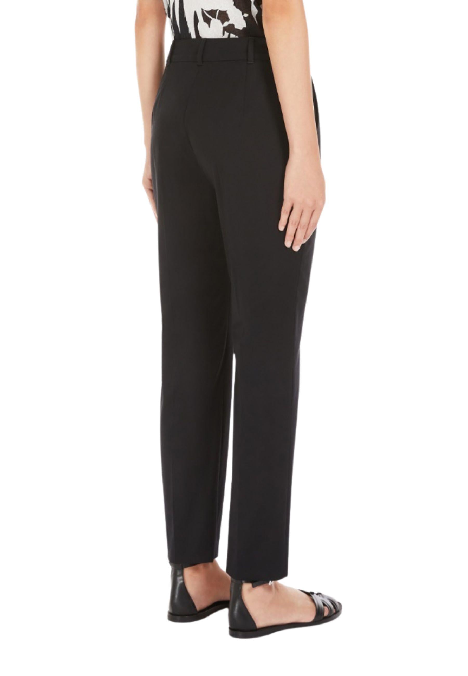 Pantalone sigaretta in gabardina 