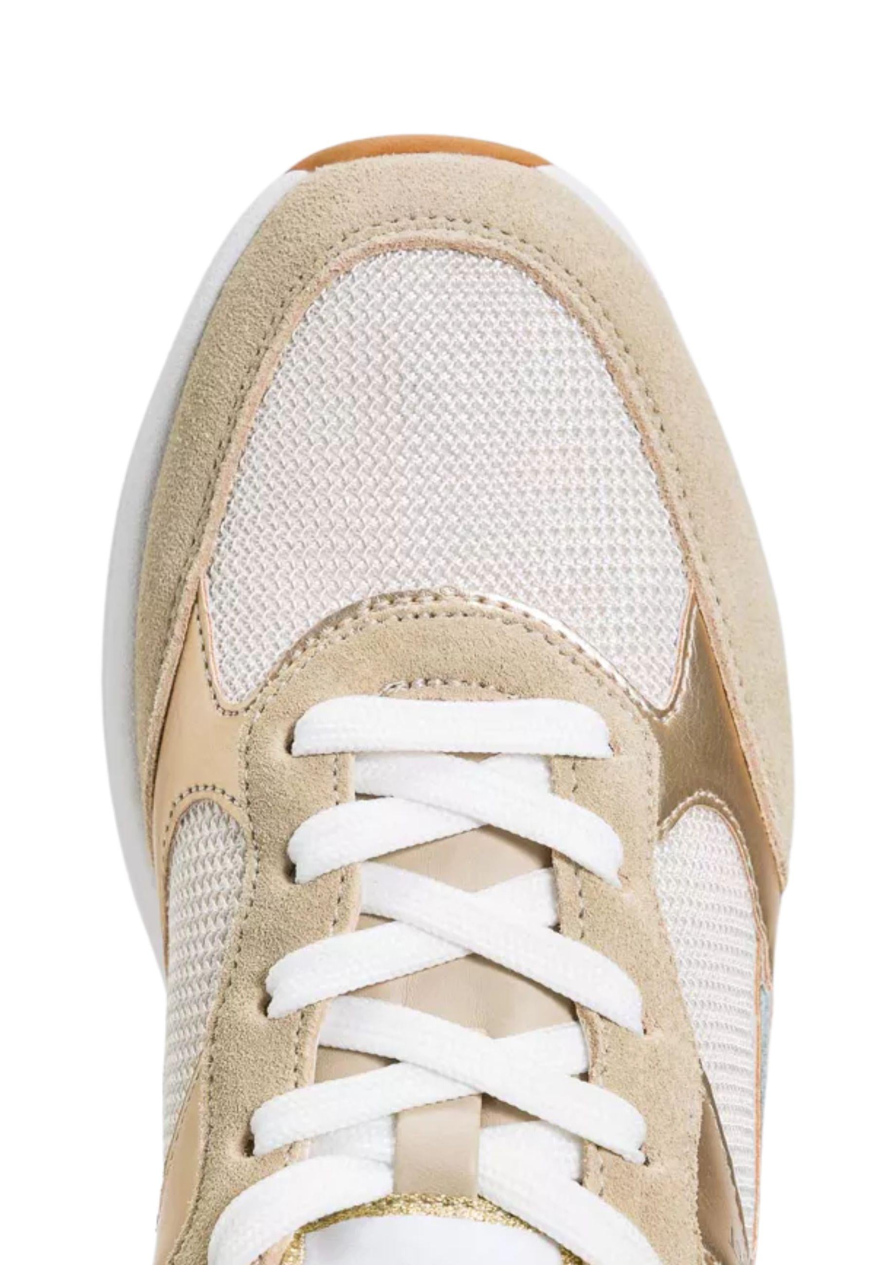 Sneakers running in pelle 
