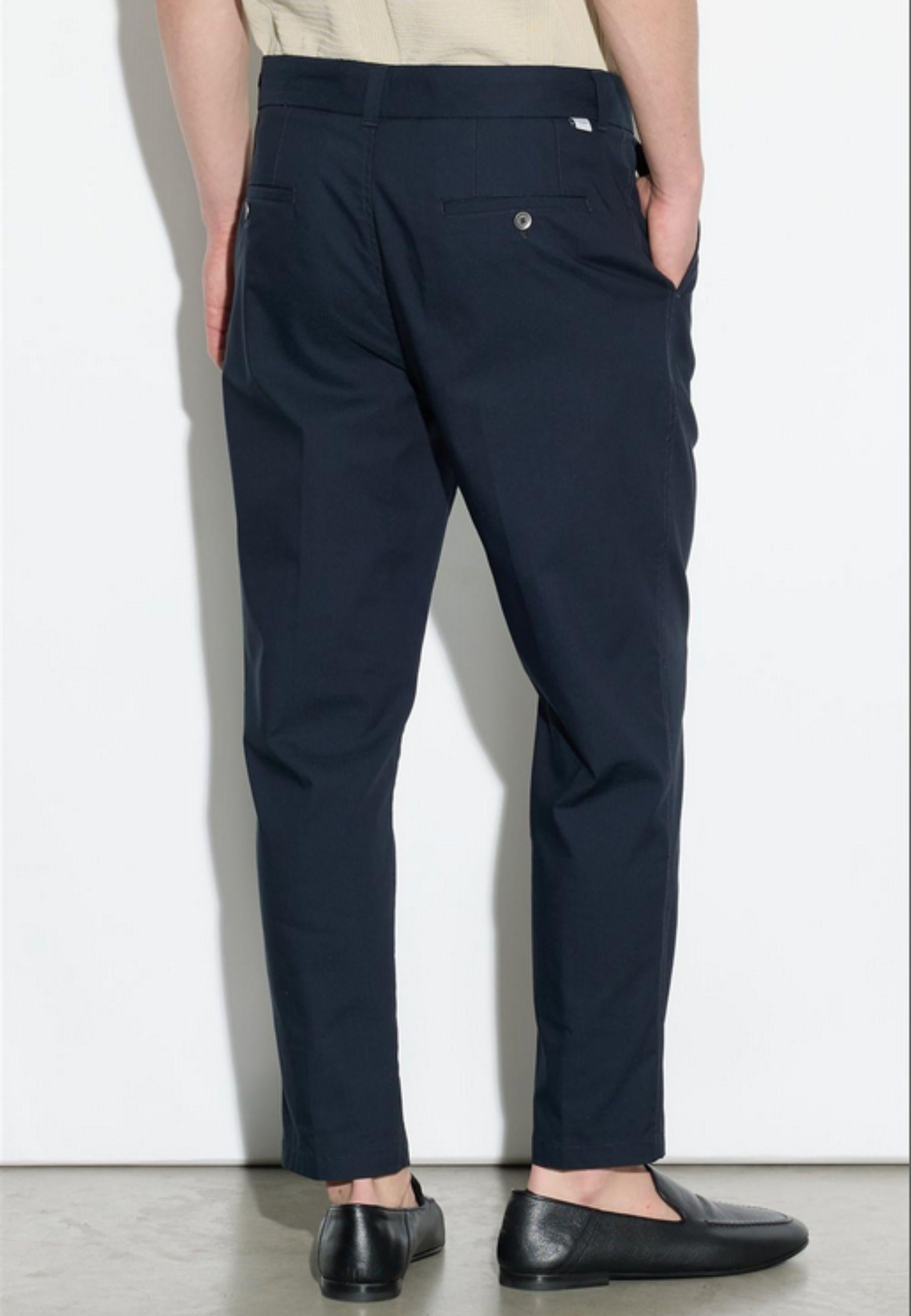 Paolo Pecora - Pantalone uomo in cotone stretch 