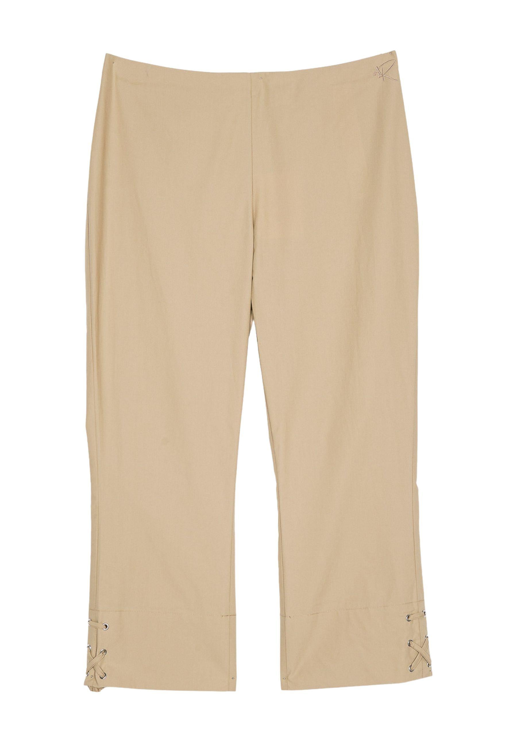 Pantaloni cropped in popeline 