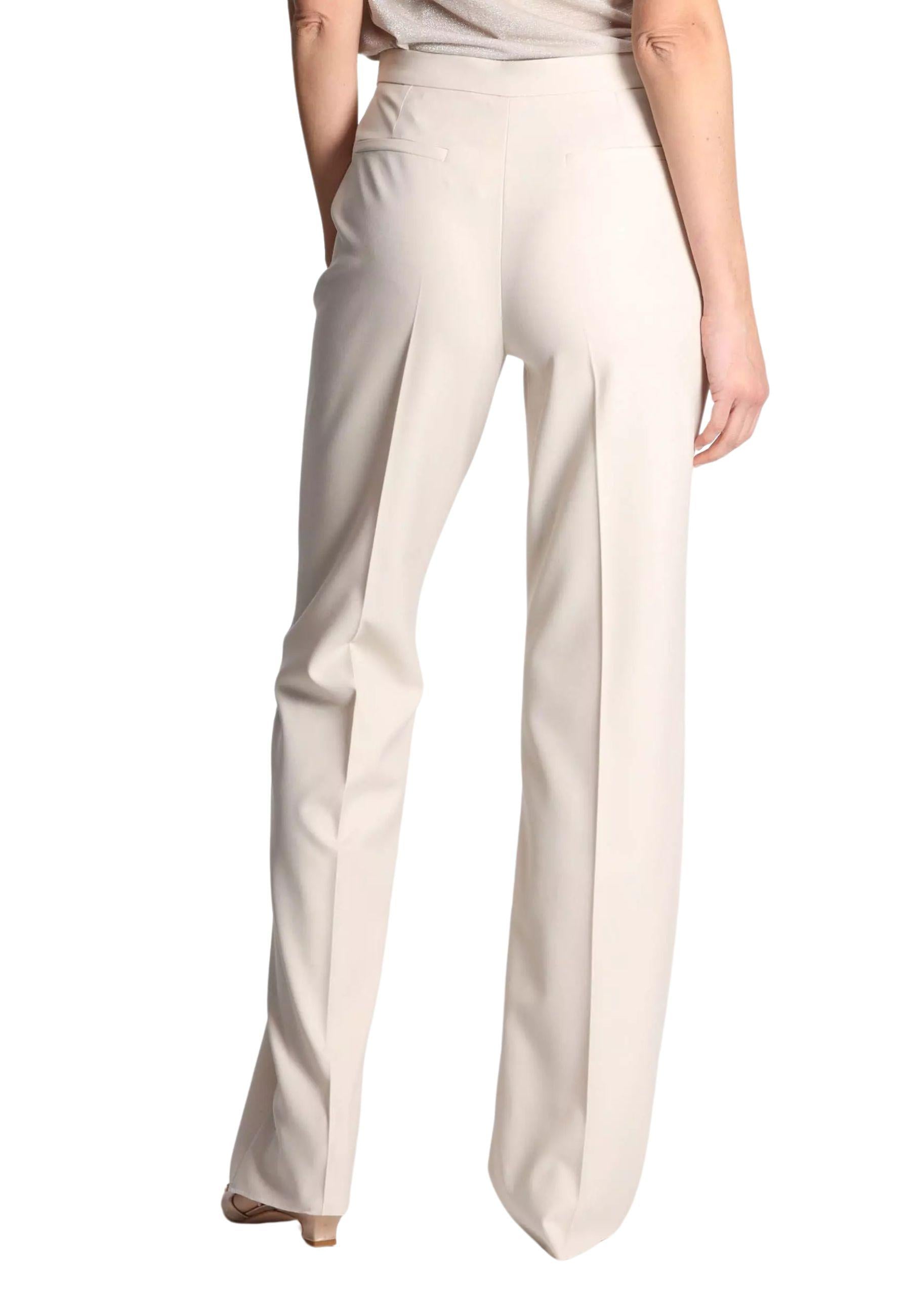 iBlues - Pantaloni Donna Color Burro in Tessuto Stretch 